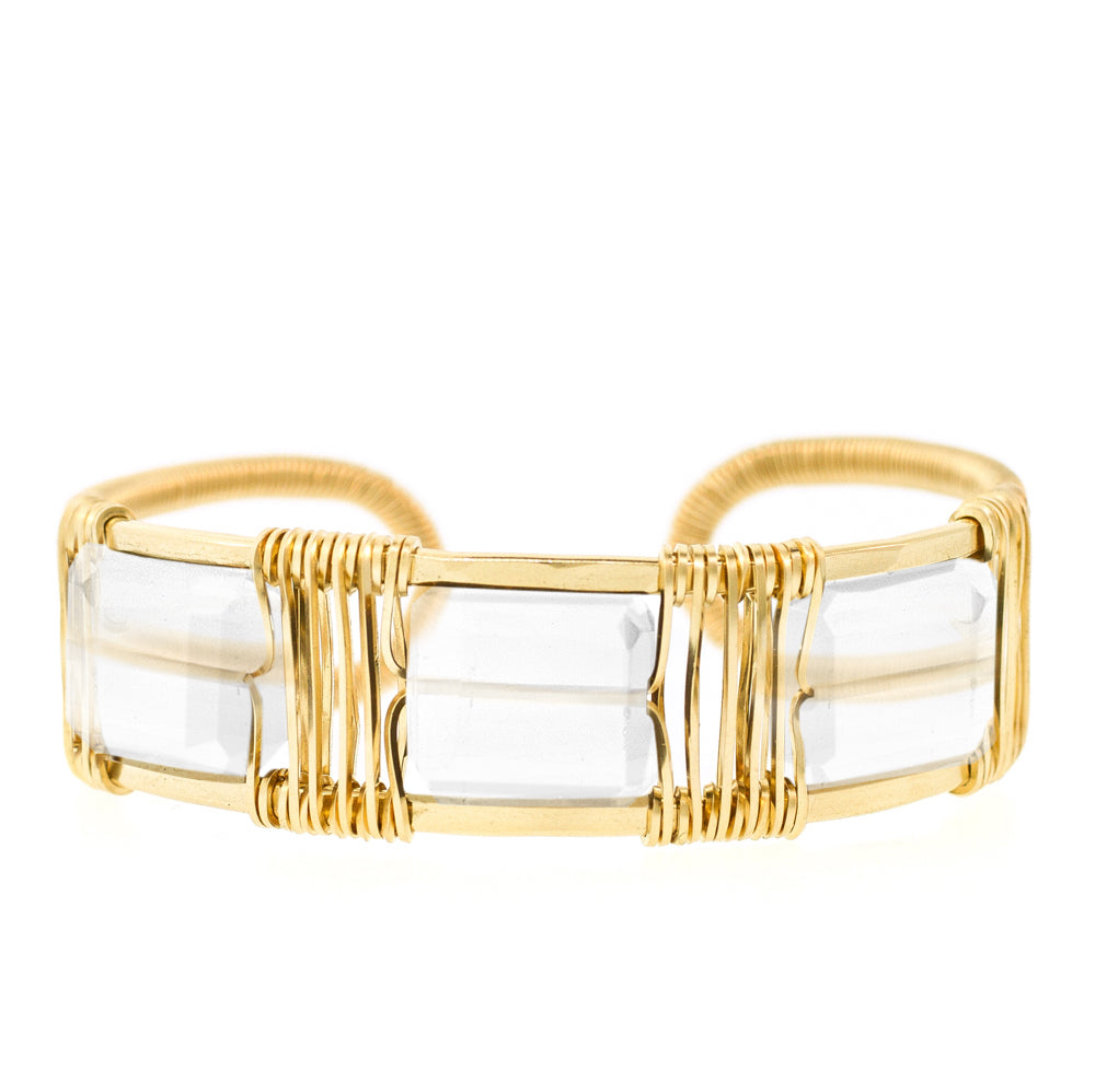Lots O' Rock 3-Stone Cuff