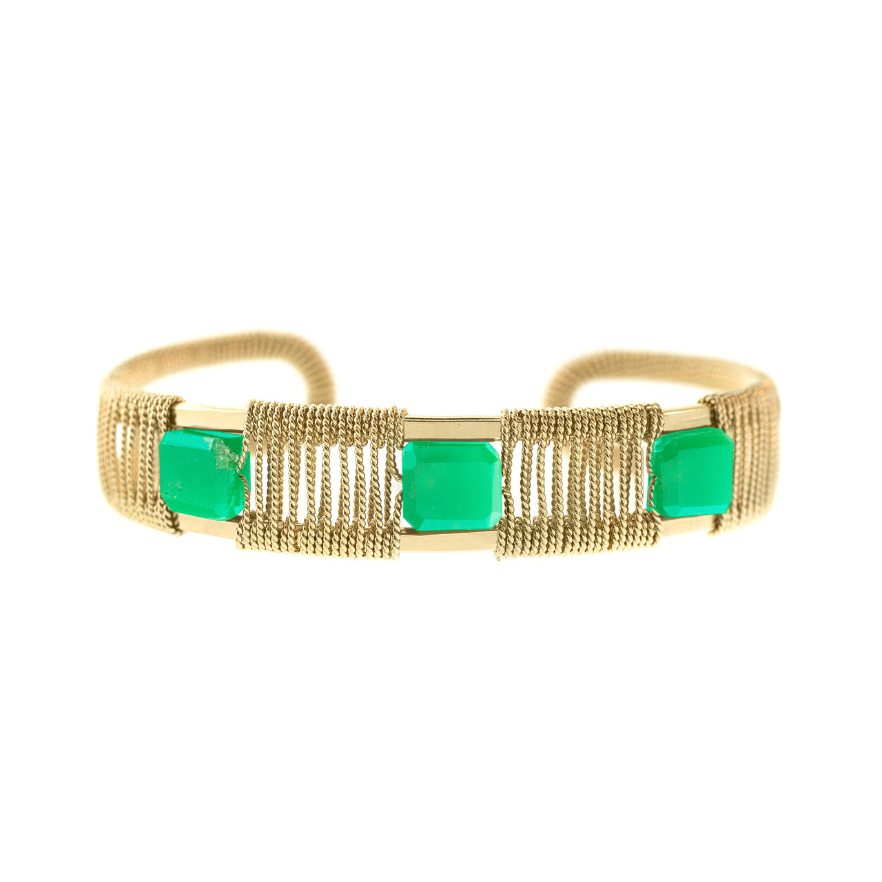 Petite Rock 3-Stone Cuff