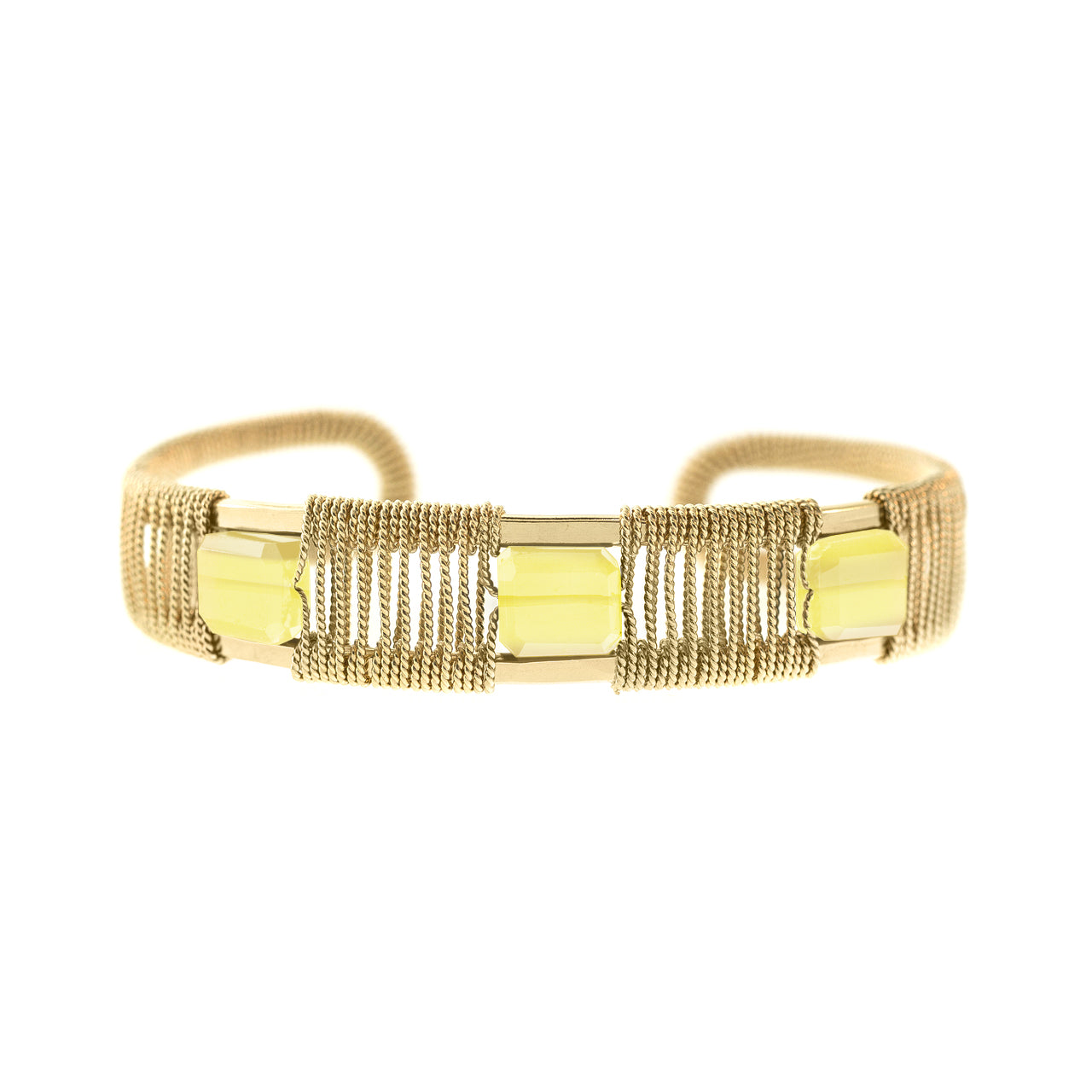 Petite Rock 3-Stone Cuff