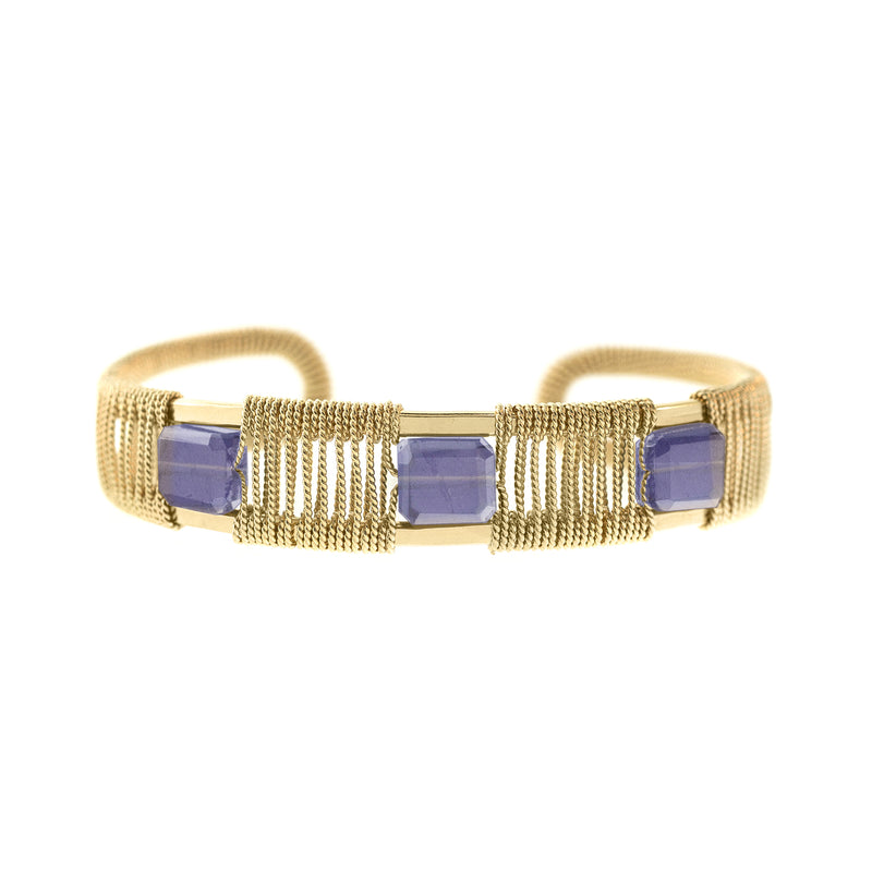 Petite Rock 3-Stone Cuff