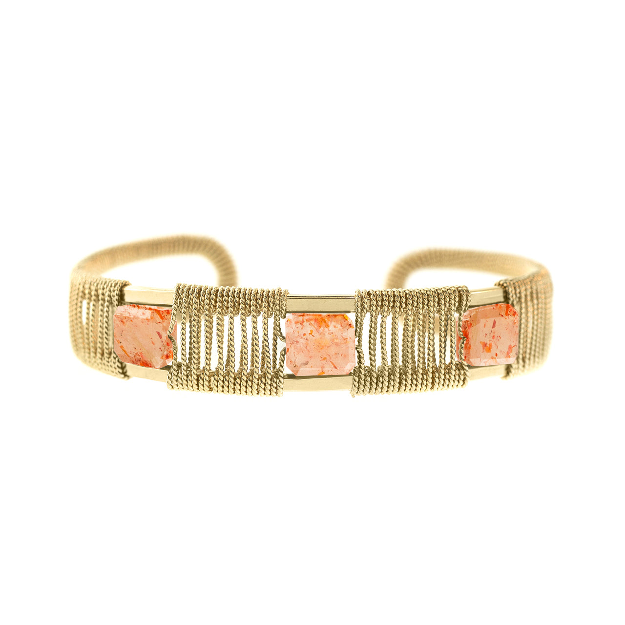 Petite Rock 3-Stone Cuff