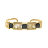 Petite Rock 3-Stone Cuff