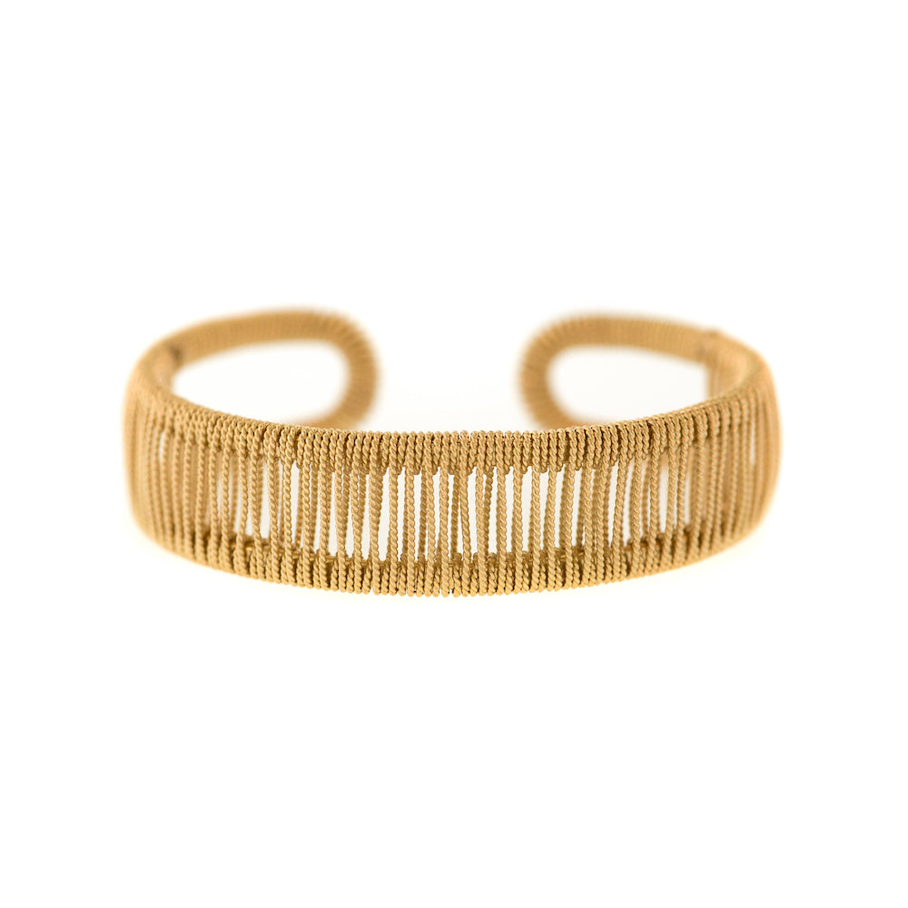 Wide Twisted Wrapped Cuff