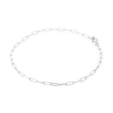 Small Paperclip Anklet