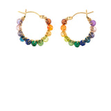 Rainbow Courtney Hoops