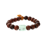 Lots O' Rock Redwood Bead Bracelet