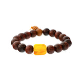 Lots O' Rock Redwood Bead Bracelet