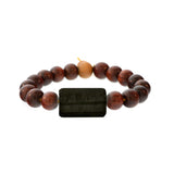 Rockstar Redwood Bead Bracelet