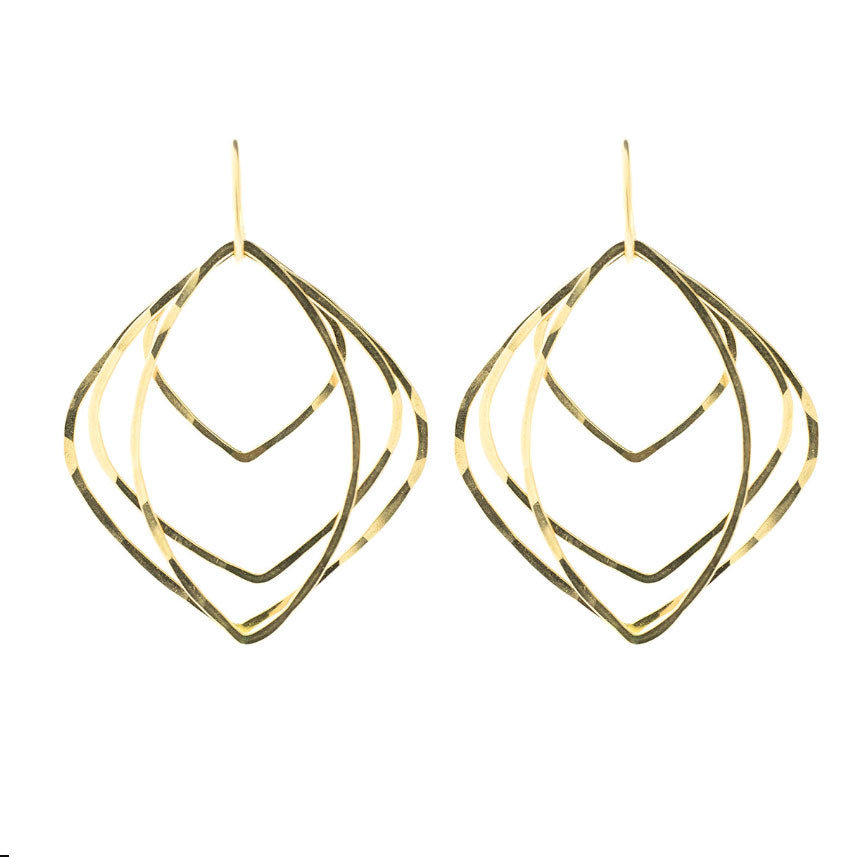 Large Lexi Earrings in Gold