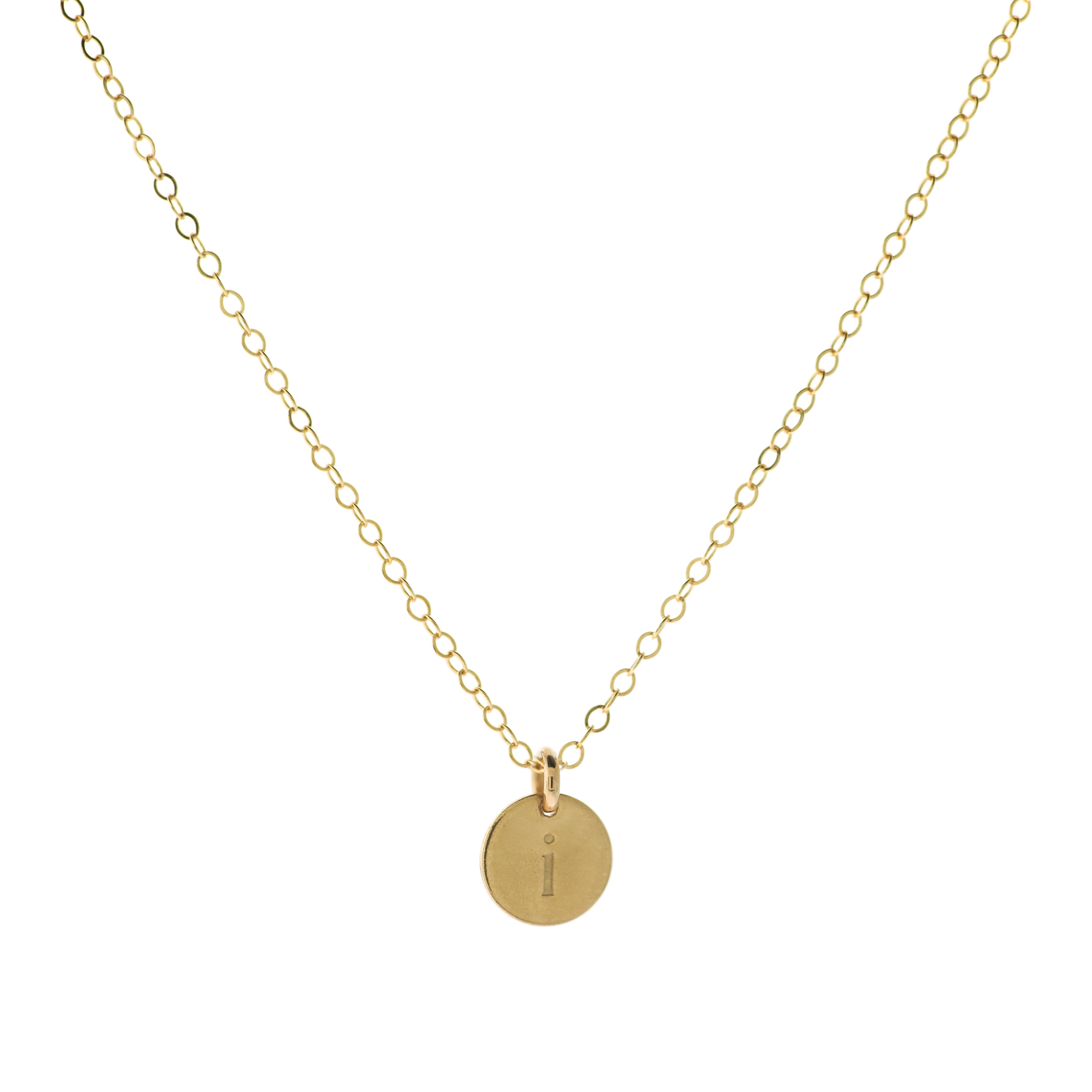 Alphabet Charm Necklace