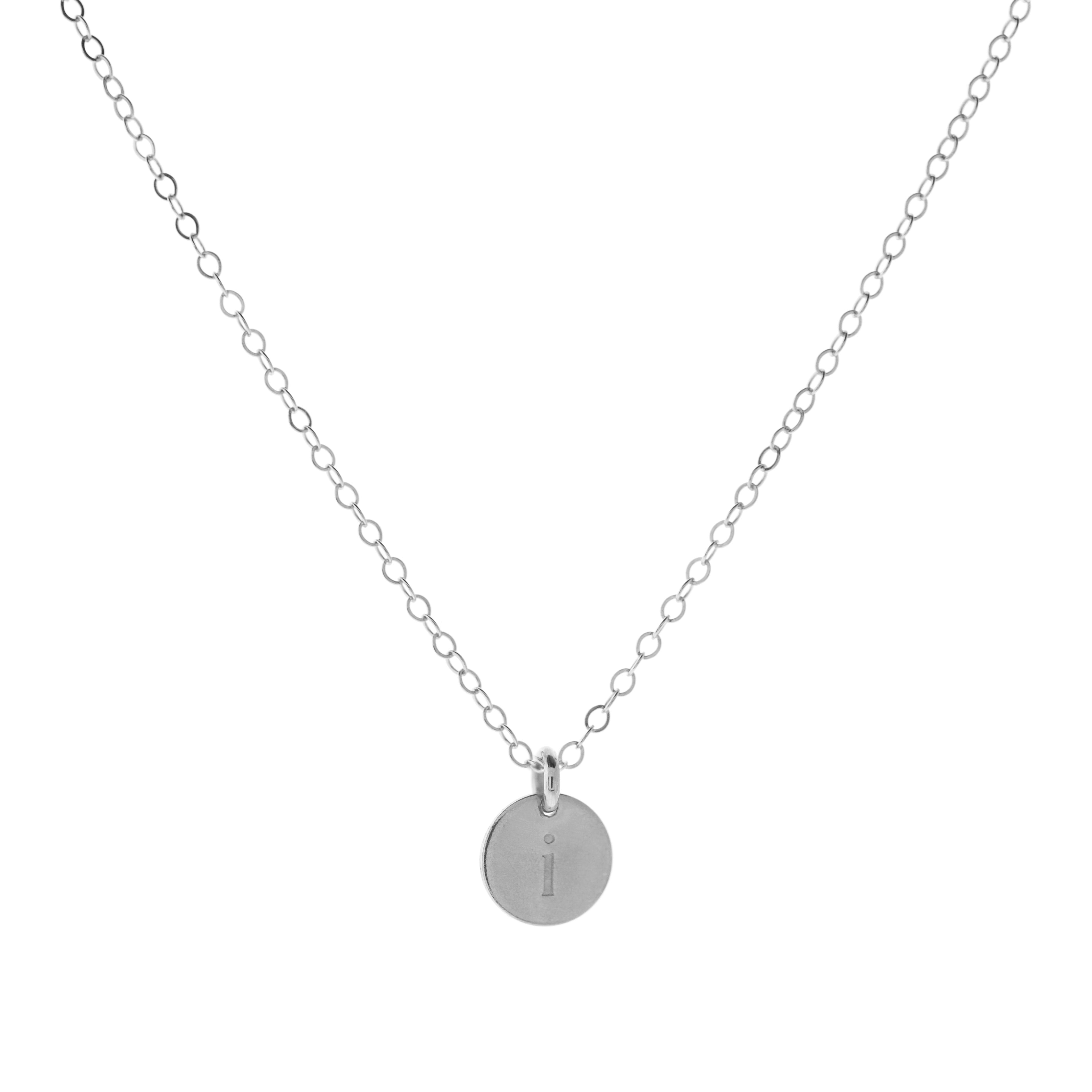 Alphabet Charm Necklace