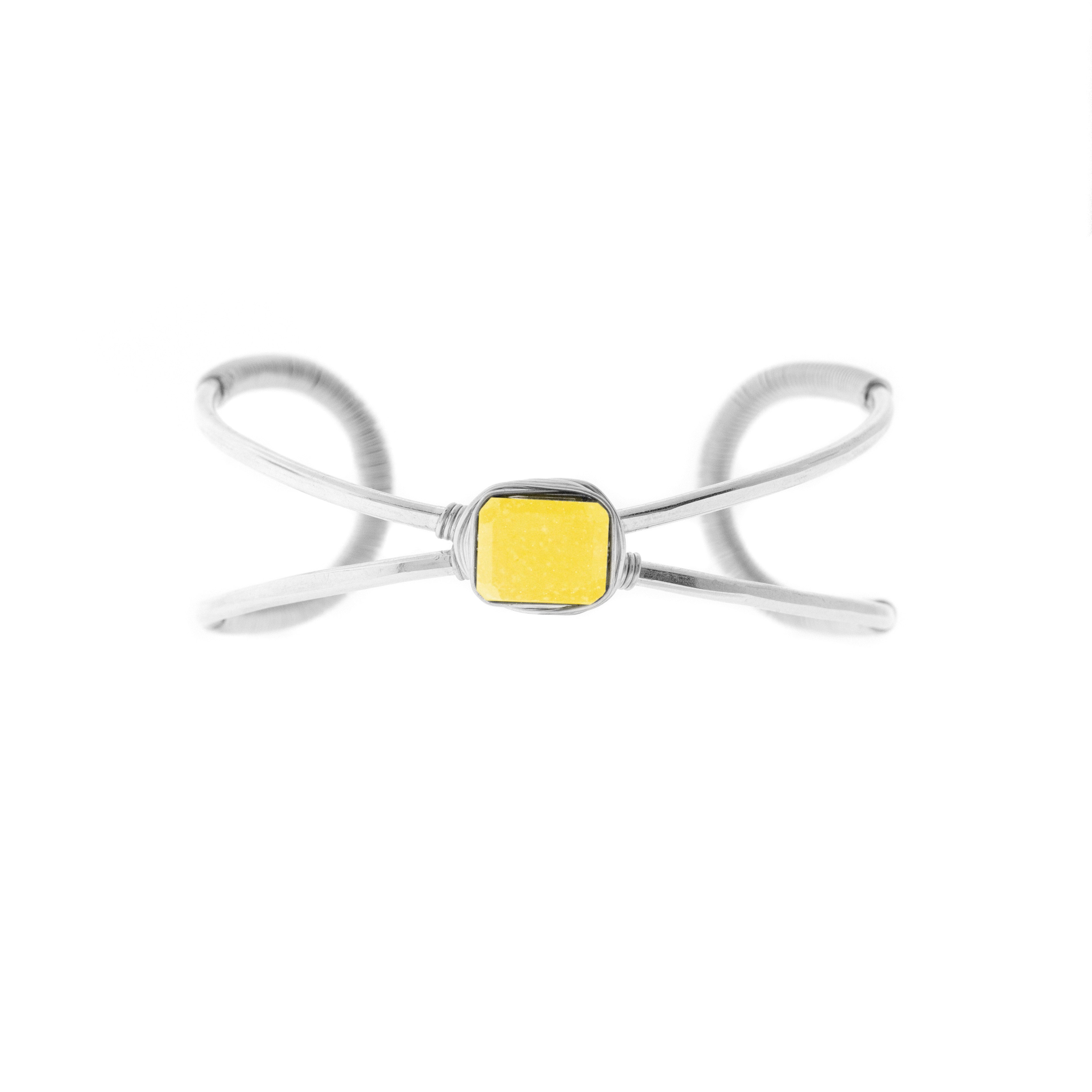 1-Stone Raj Rock Nest Cuff