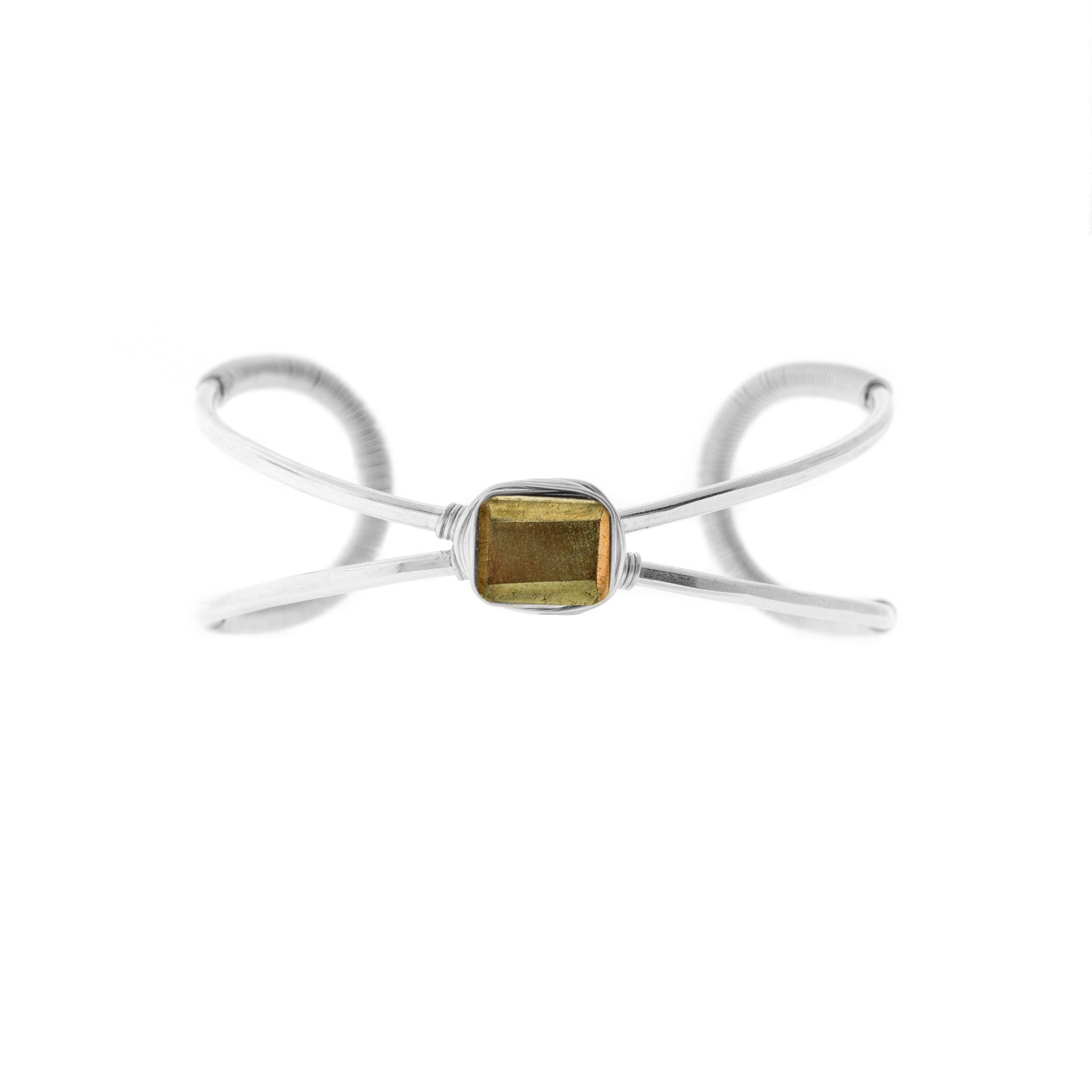 1-Stone Raj Rock Nest Cuff