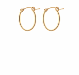 Large Oval Hoops