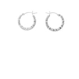 Small "X" Hoops