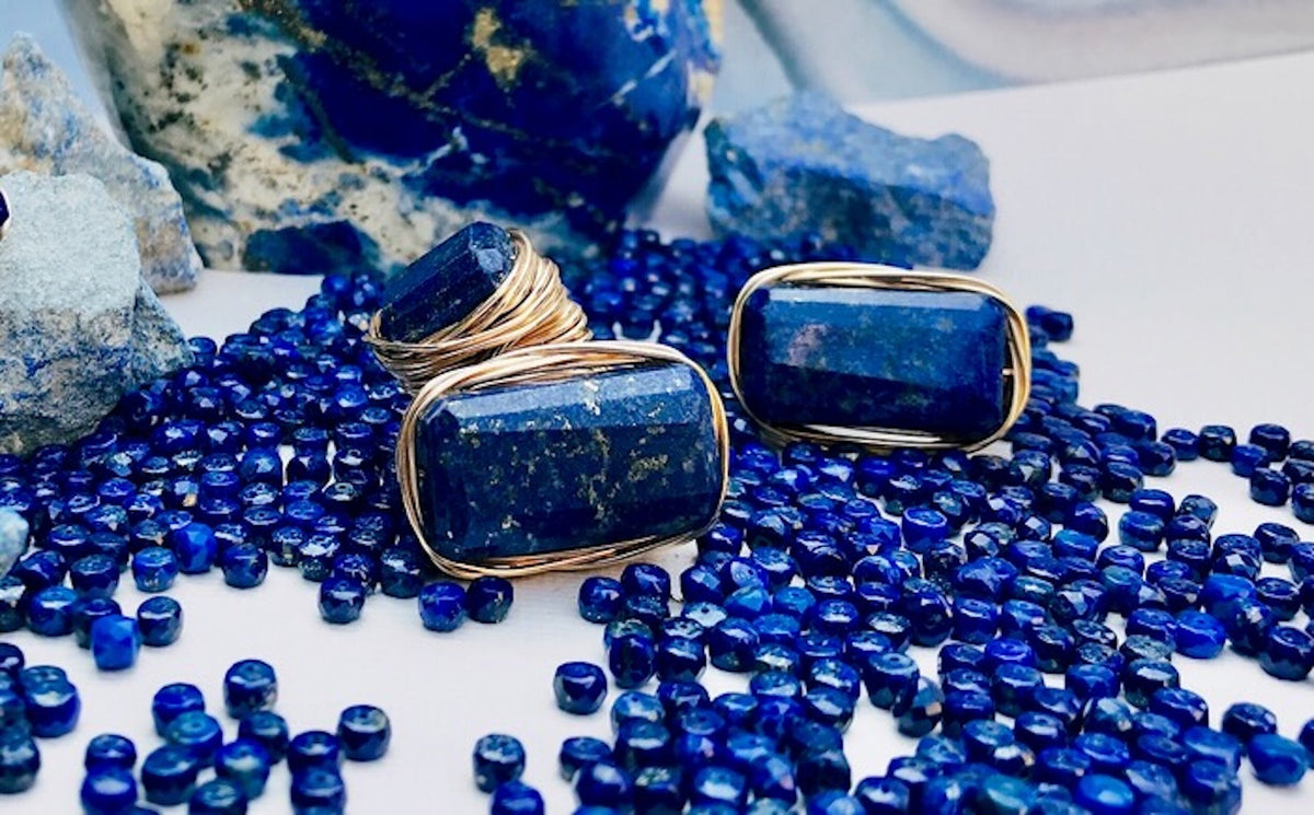 September's Birthstones- Lapis & Sapphire