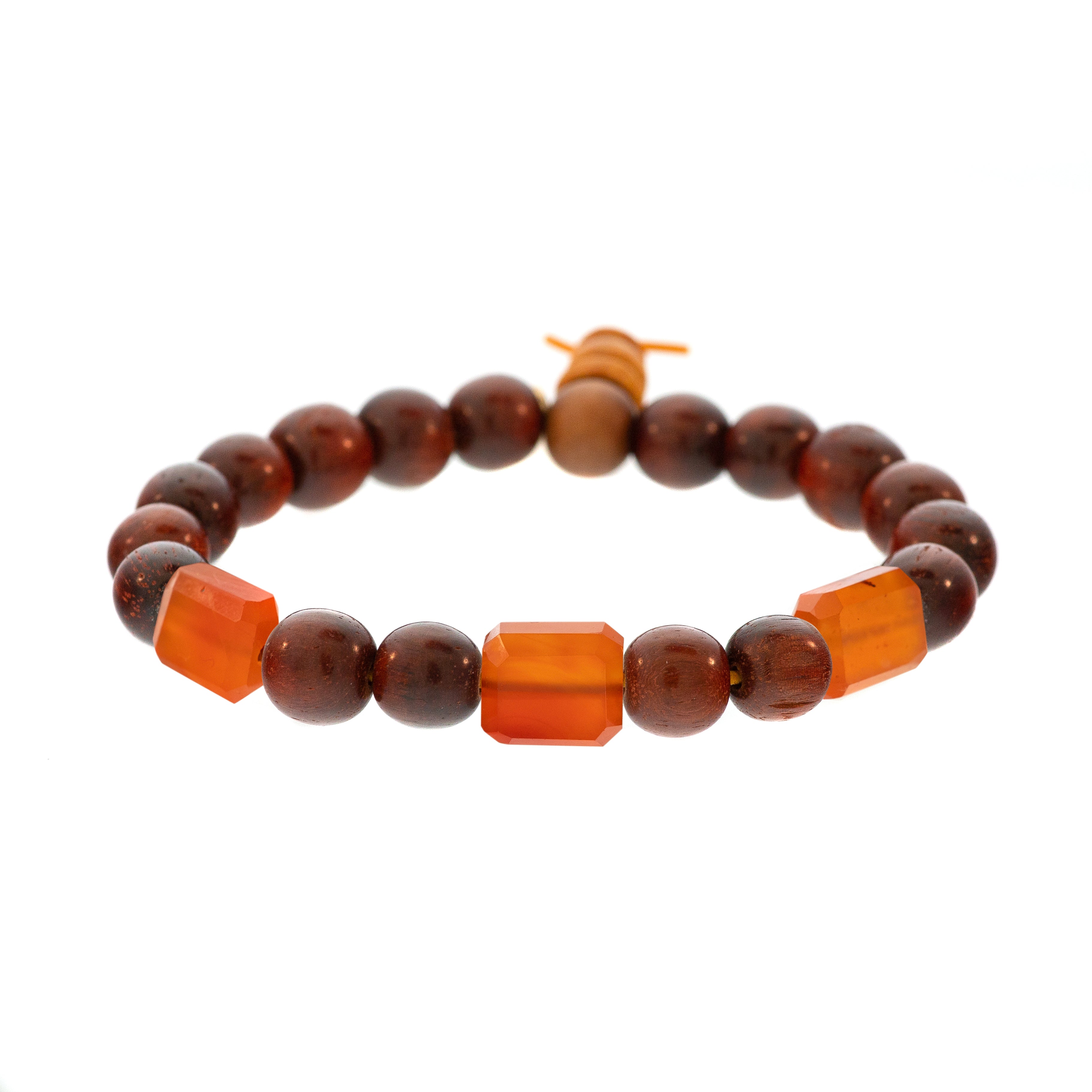 3-Stone Raj Redwood Bracelet