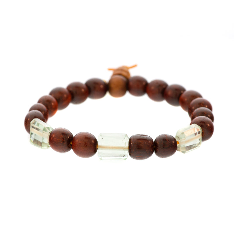 3-Stone Raj Redwood Bracelet
