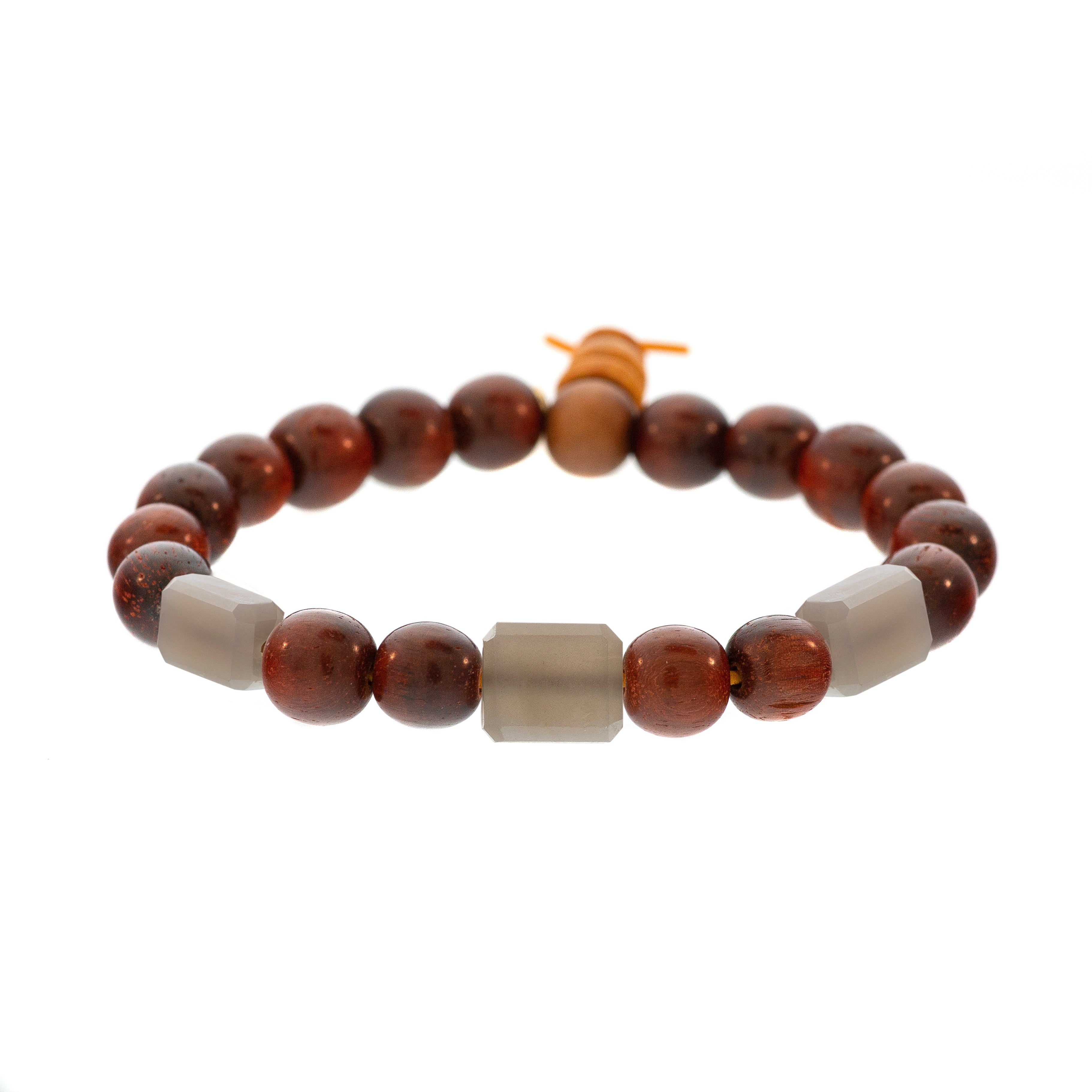 3-Stone Raj Redwood Bracelet