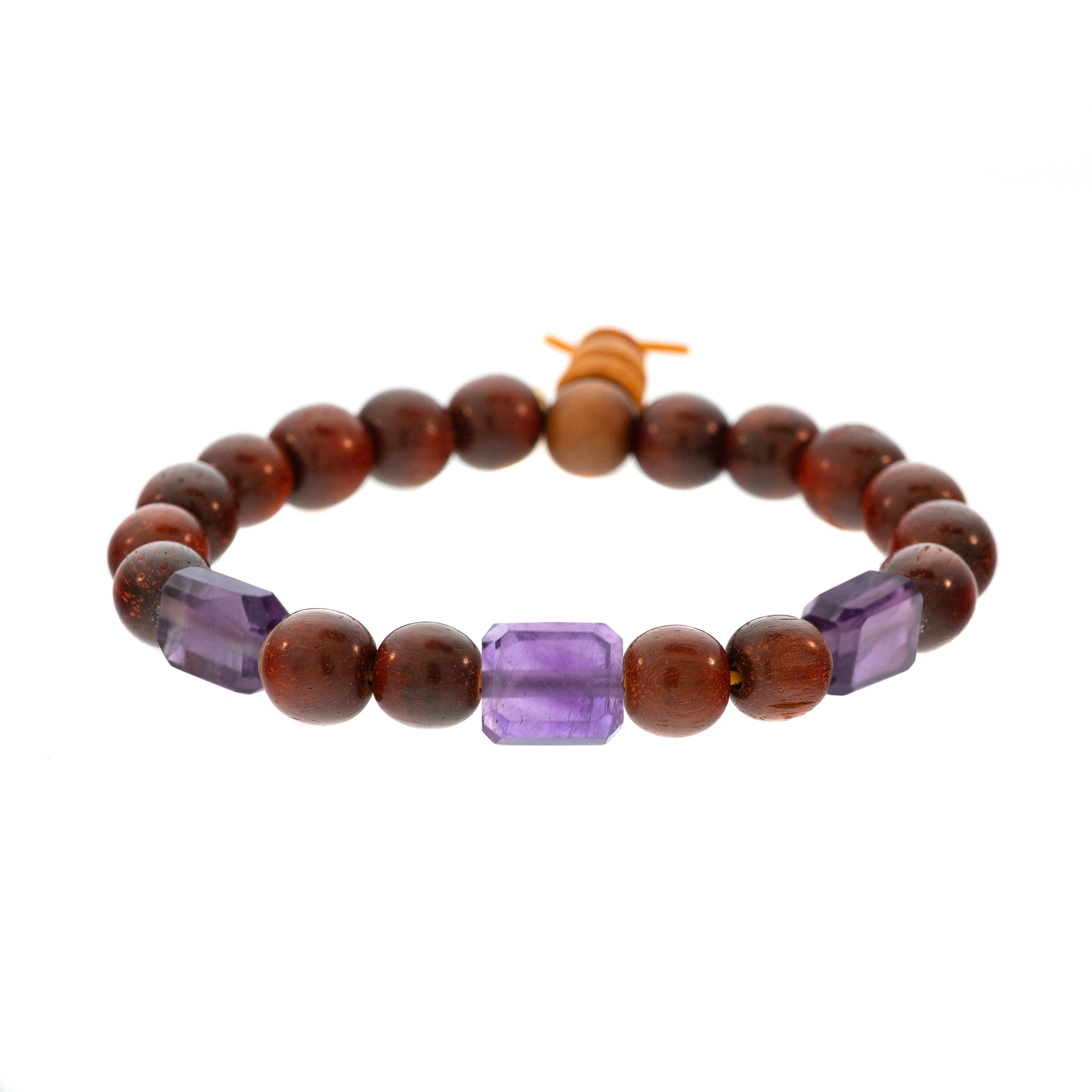 3-Stone Raj Redwood Bracelet