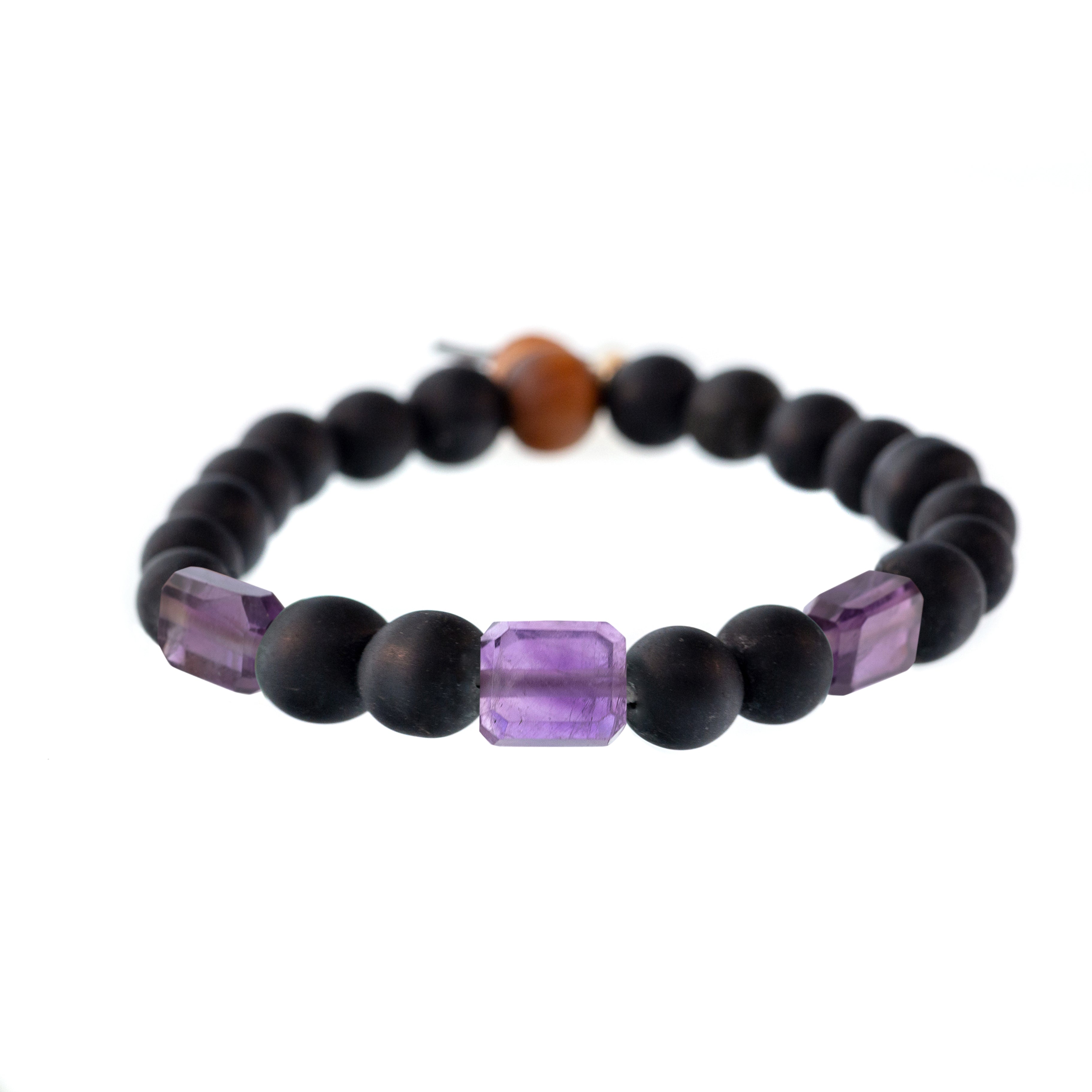 3-Stone Raj Shaligram Bracelet