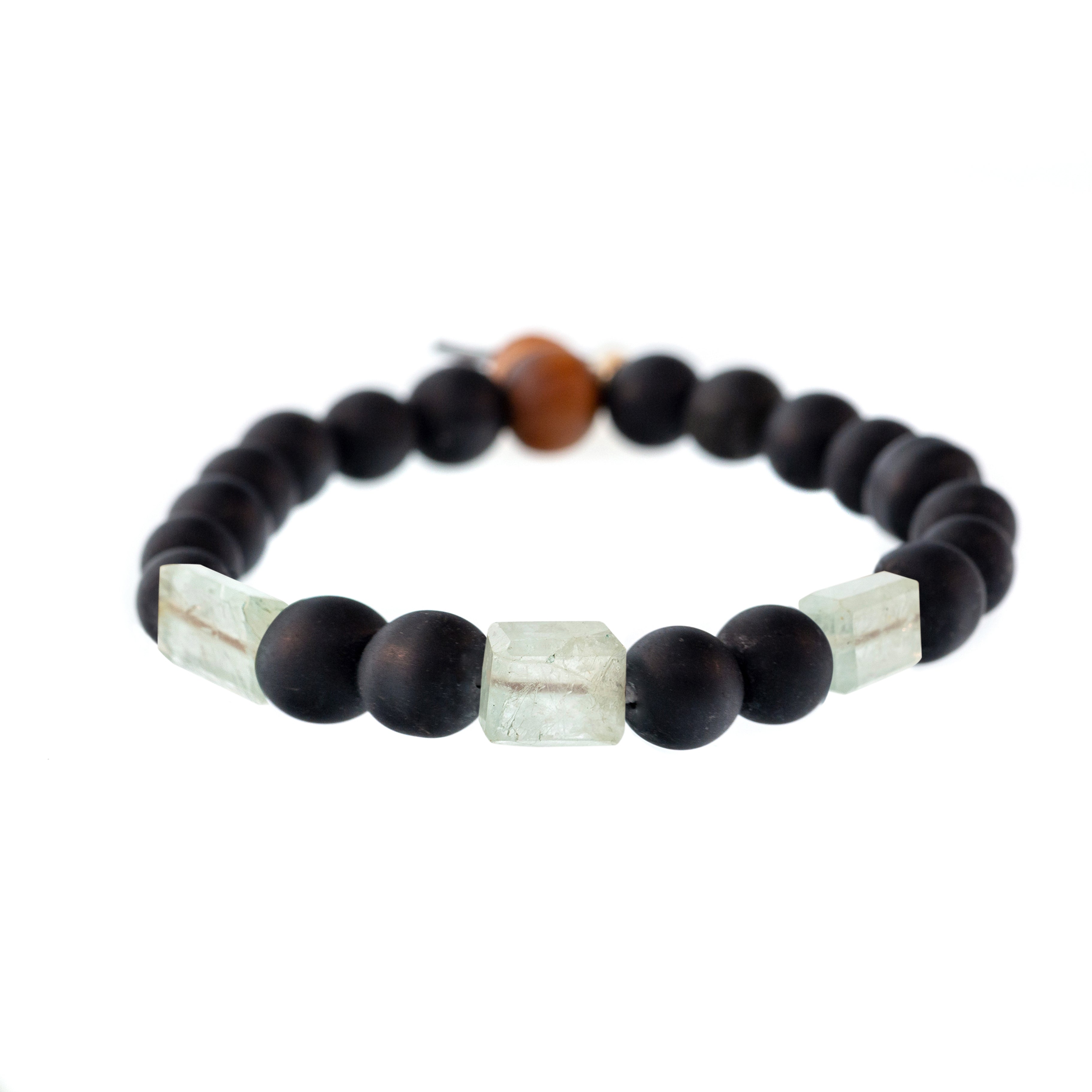 3-Stone Raj Shaligram Bracelet