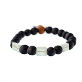 3-Stone Raj Shaligram Bracelet