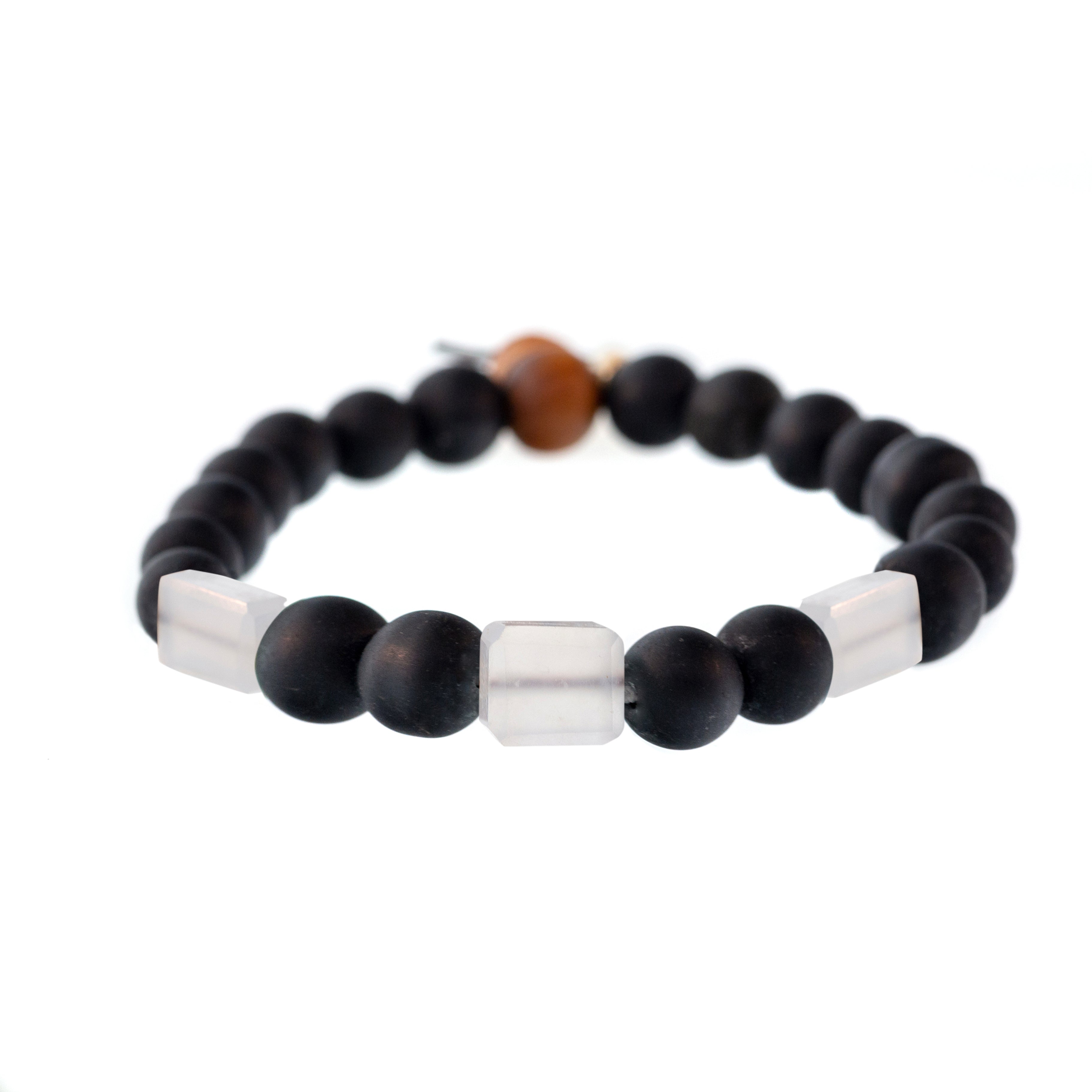 3-Stone Raj Shaligram Bracelet