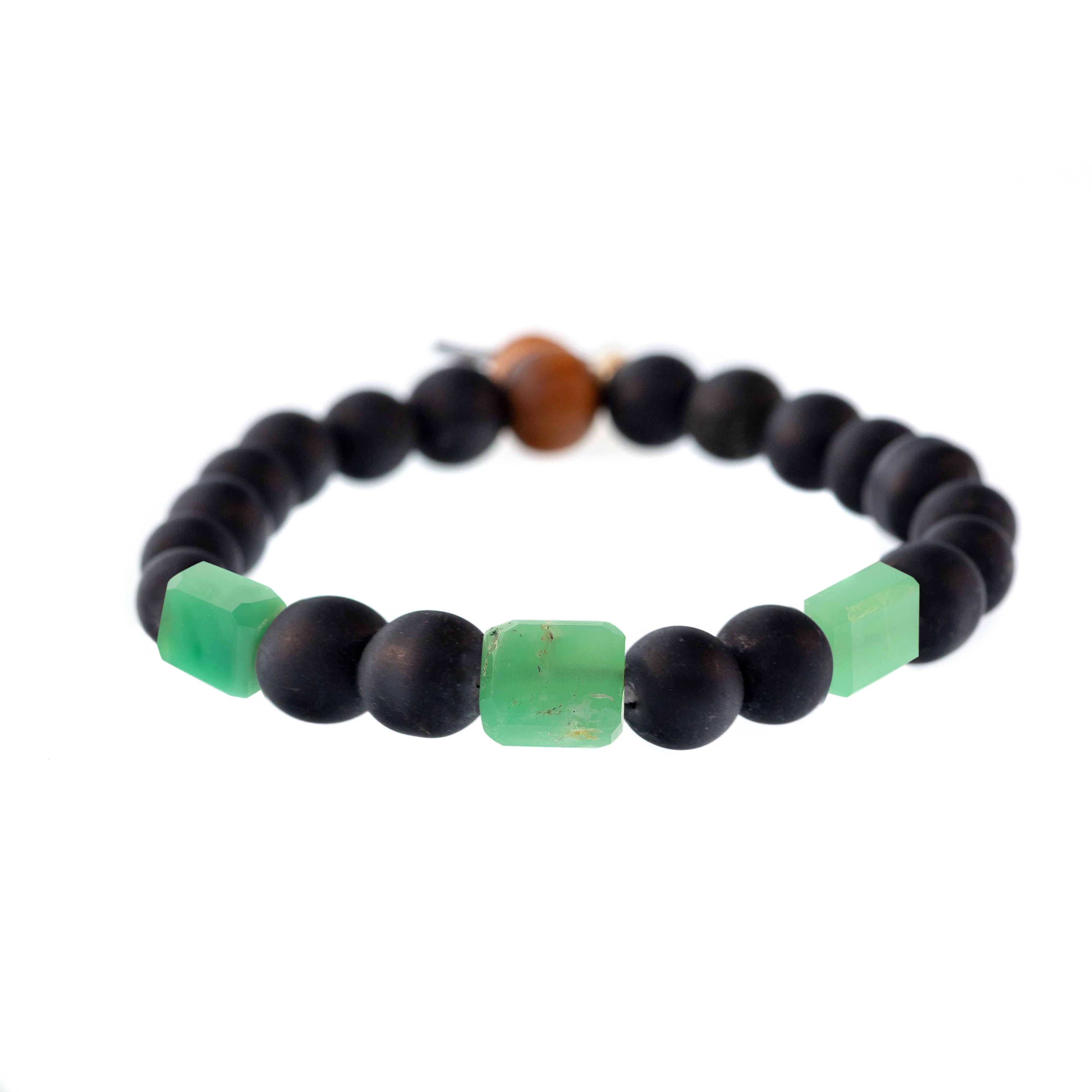 3-Stone Raj Shaligram Bracelet