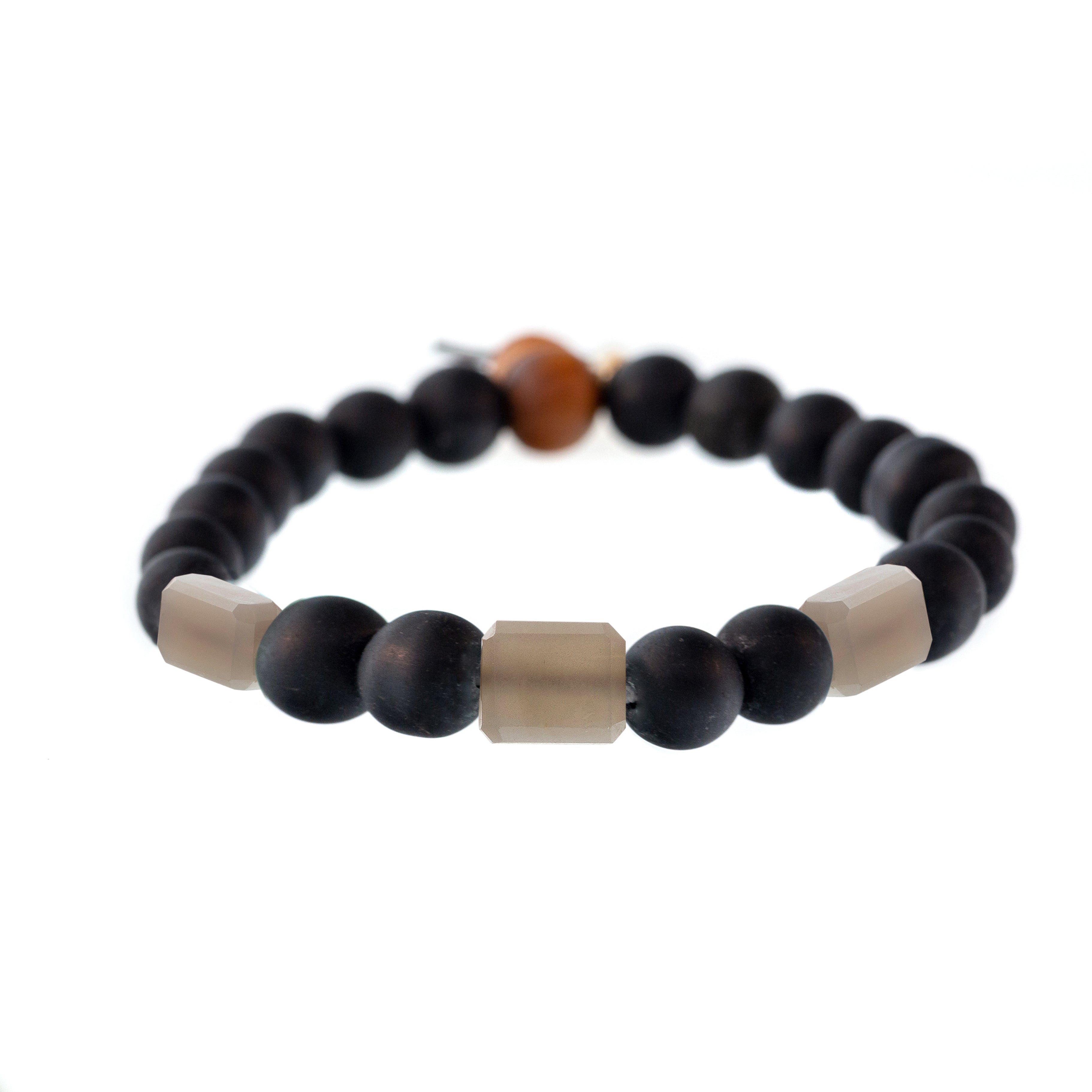 3-Stone Raj Shaligram Bracelet