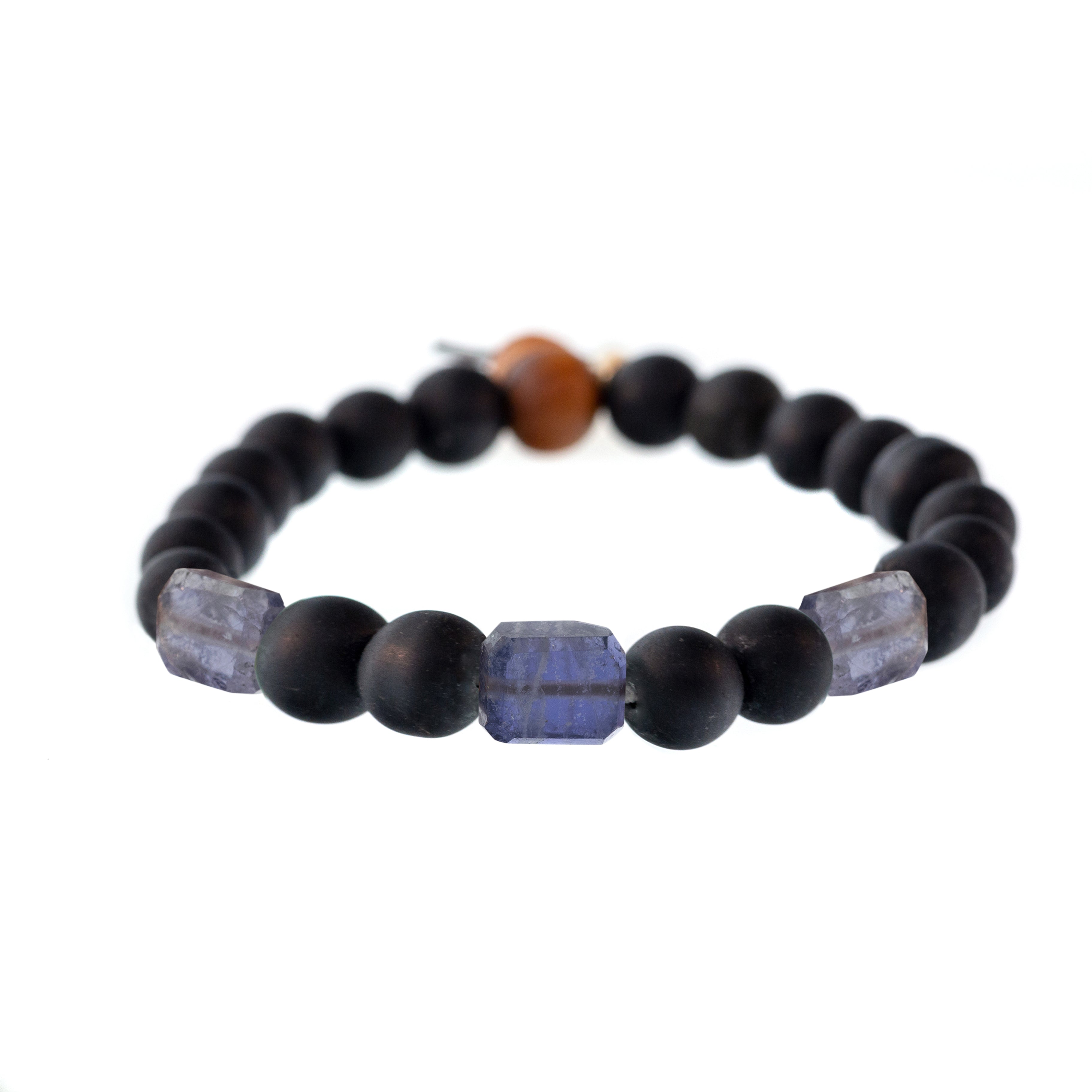 3-Stone Raj Shaligram Bracelet