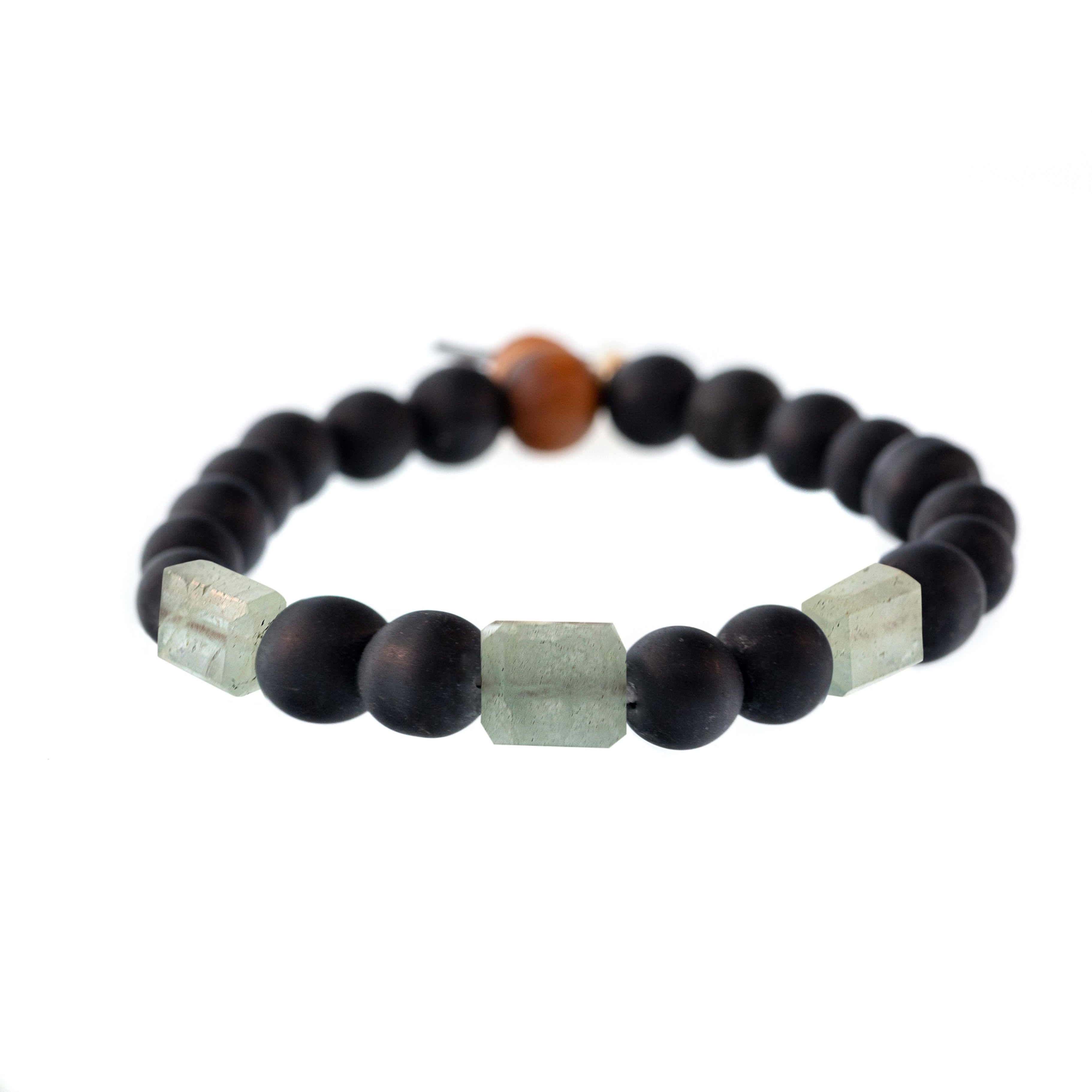 3-Stone Raj Shaligram Bracelet