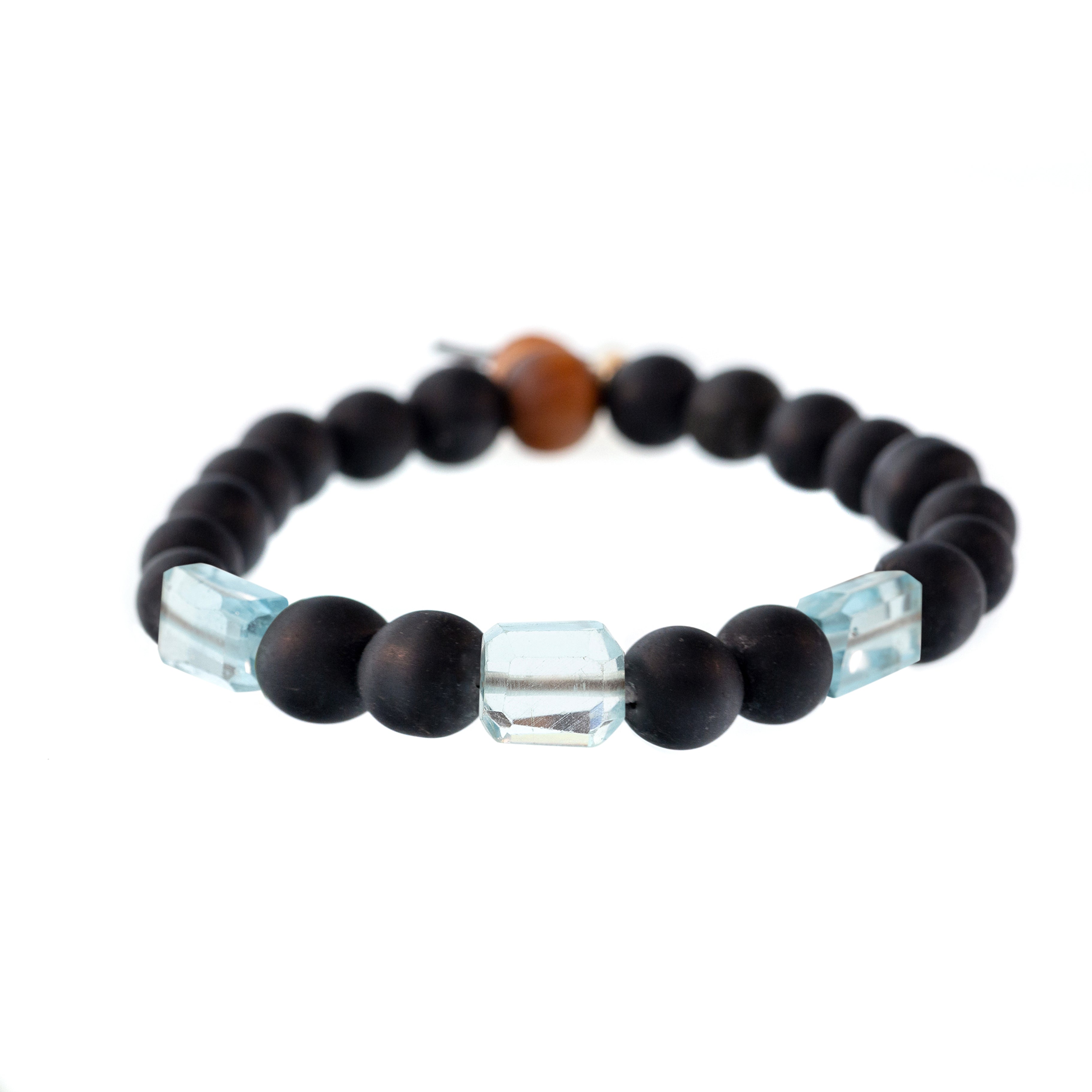 3-Stone Raj Shaligram Bracelet