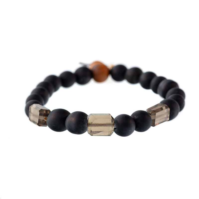 3-Stone Raj Shaligram Bracelet