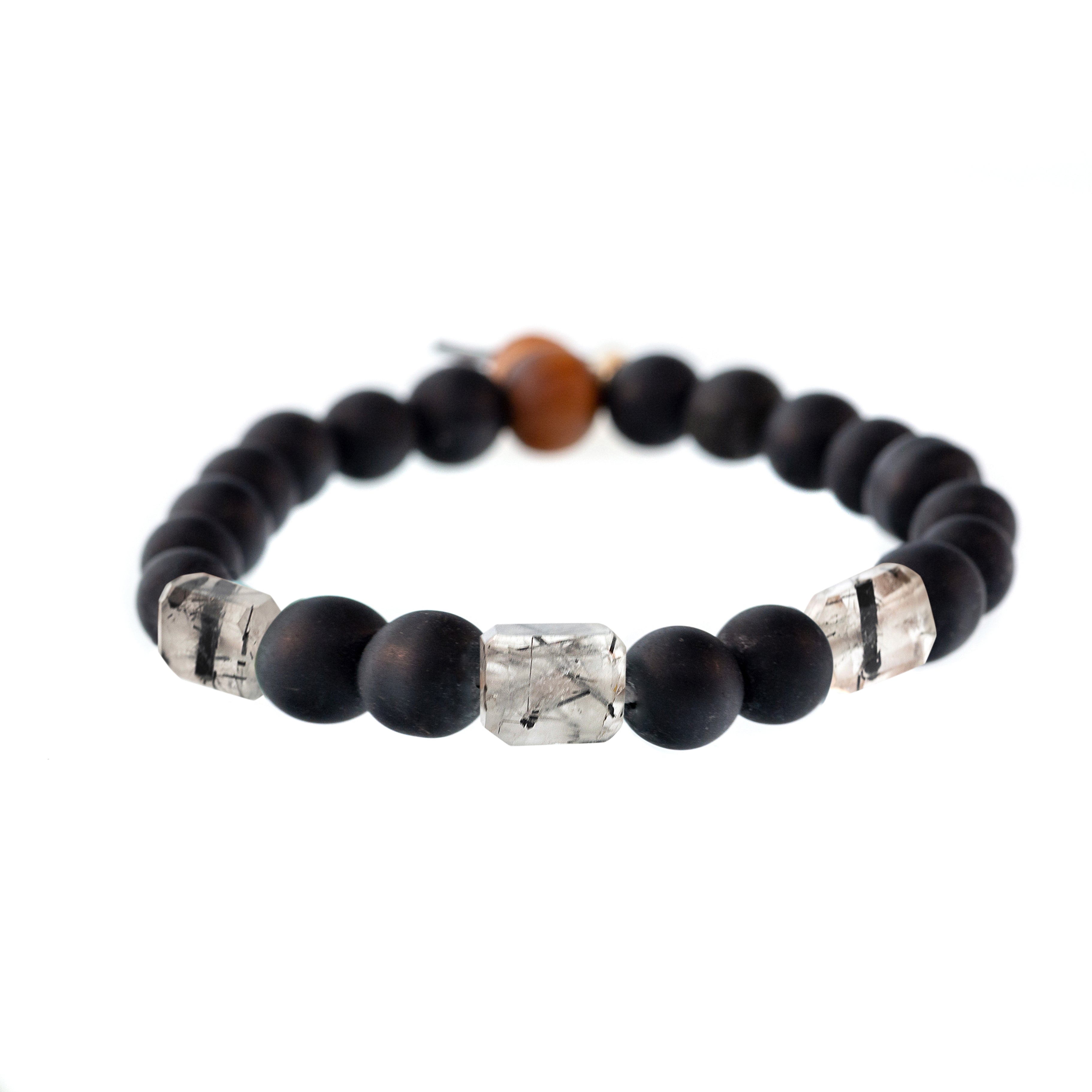 3-Stone Raj Shaligram Bracelet