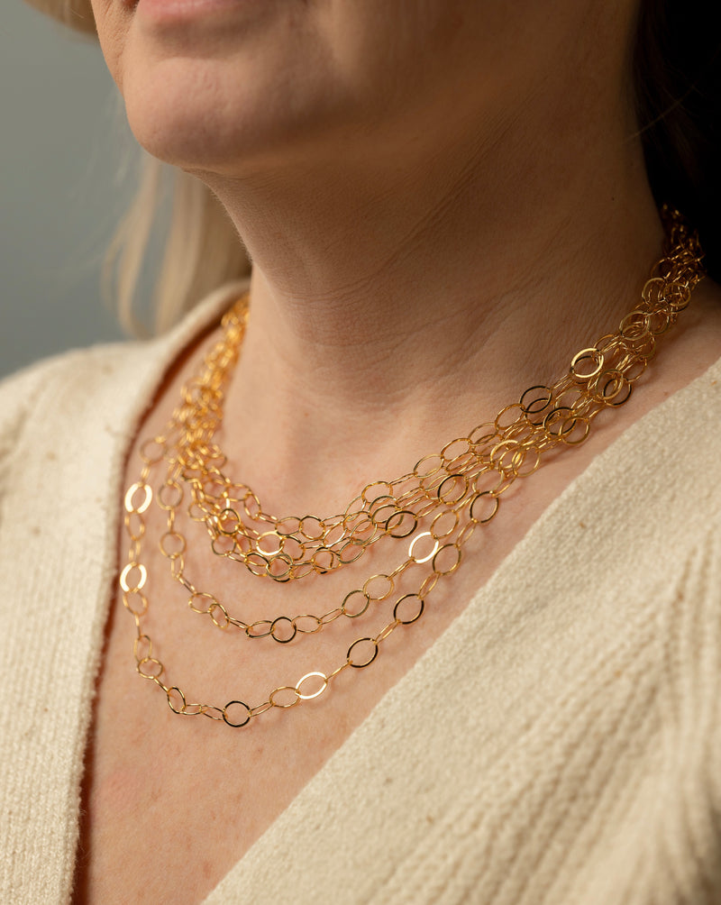 3-Strand Shimmer Necklace