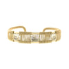 Petite Rock 3-Stone Cuff