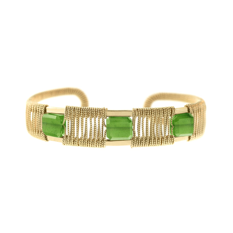 Petite Rock 3-Stone Cuff