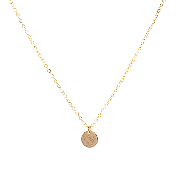 Dove Charm Necklace