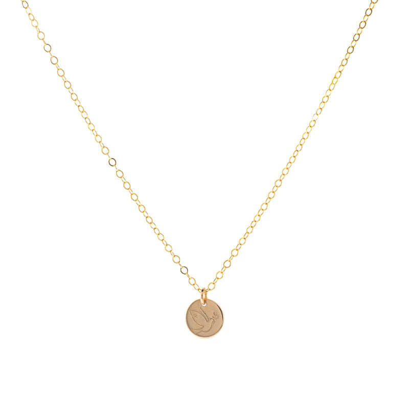 Dove Charm Necklace