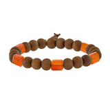 5-Stone Petite Rock Sandalwood Bracelet