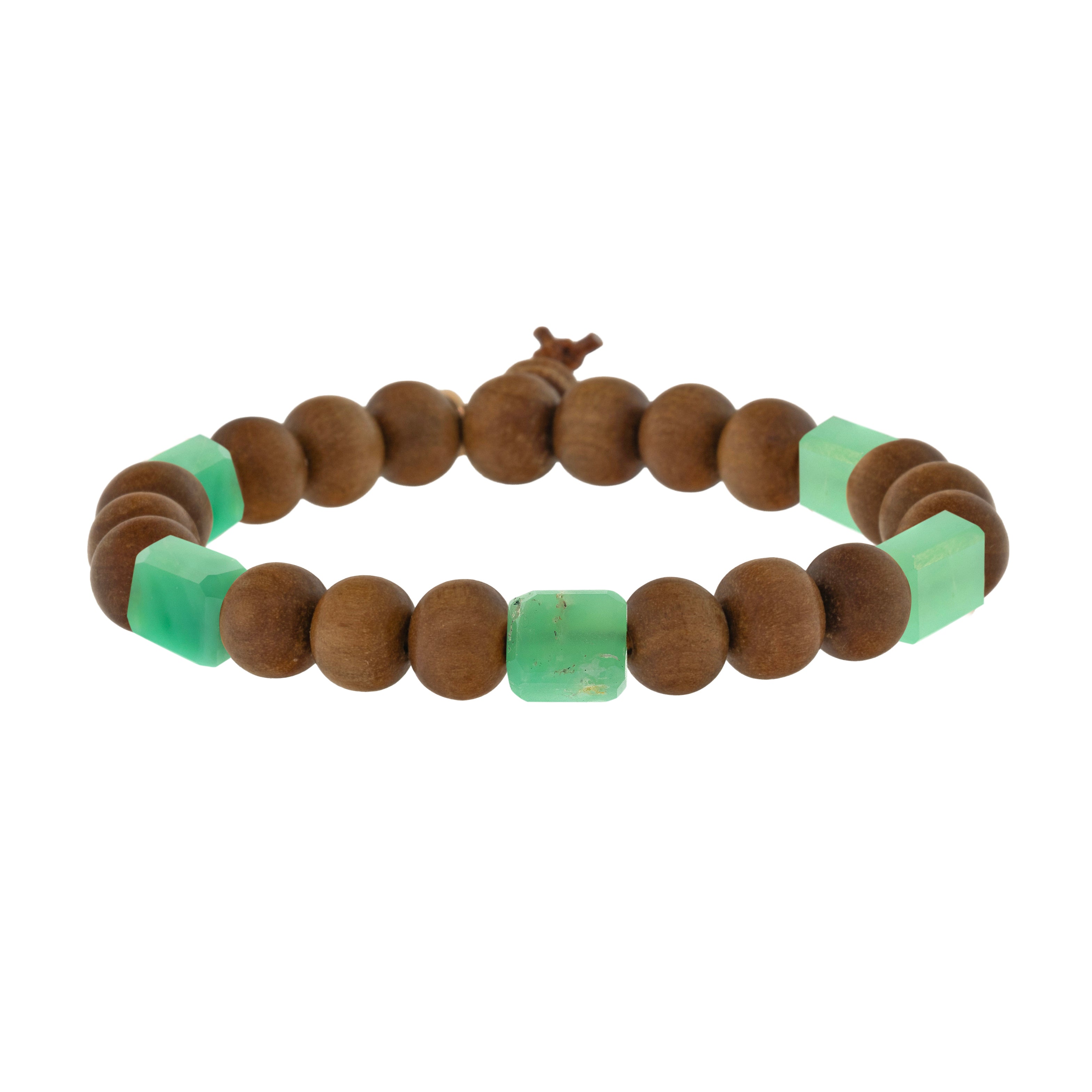 5-Stone Petite Rock Sandalwood Bracelet