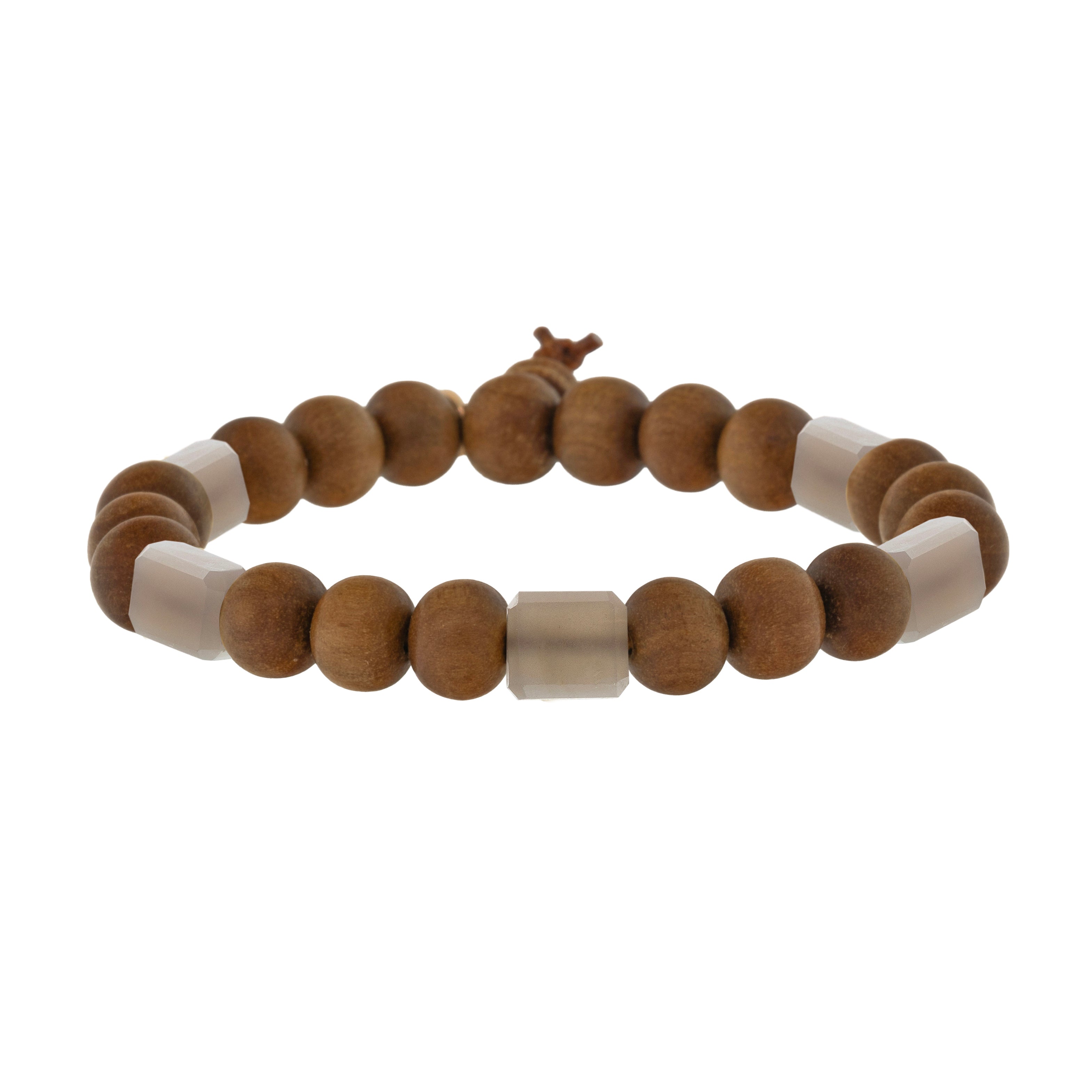 5-Stone Petite Rock Sandalwood Bracelet