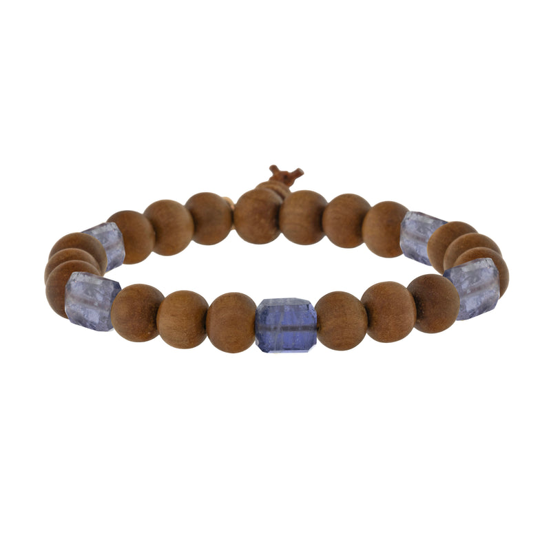 5-Stone Petite Rock Sandalwood Bracelet