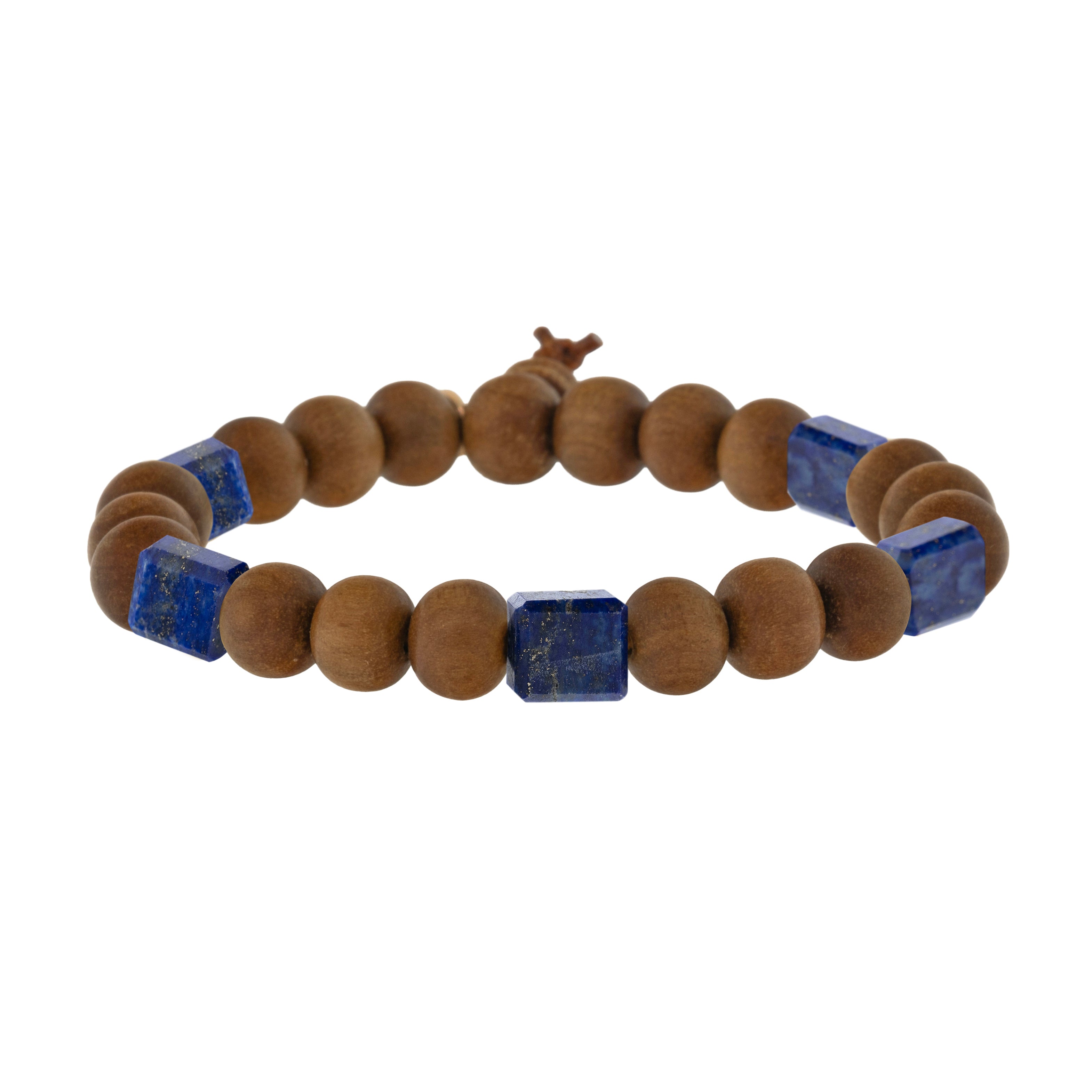 5-Stone Petite Rock Sandalwood Bracelet