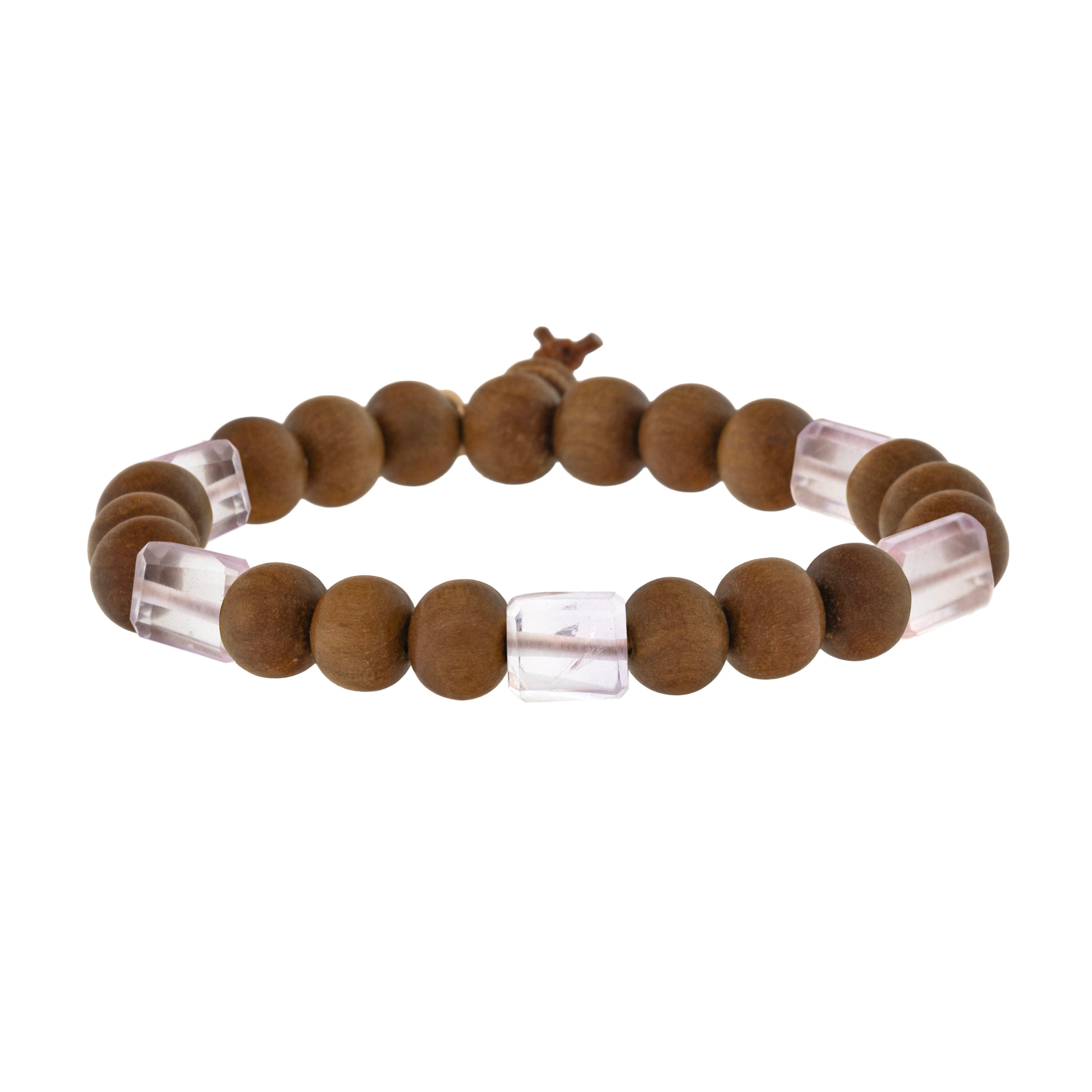 5-Stone Petite Rock Sandalwood Bracelet