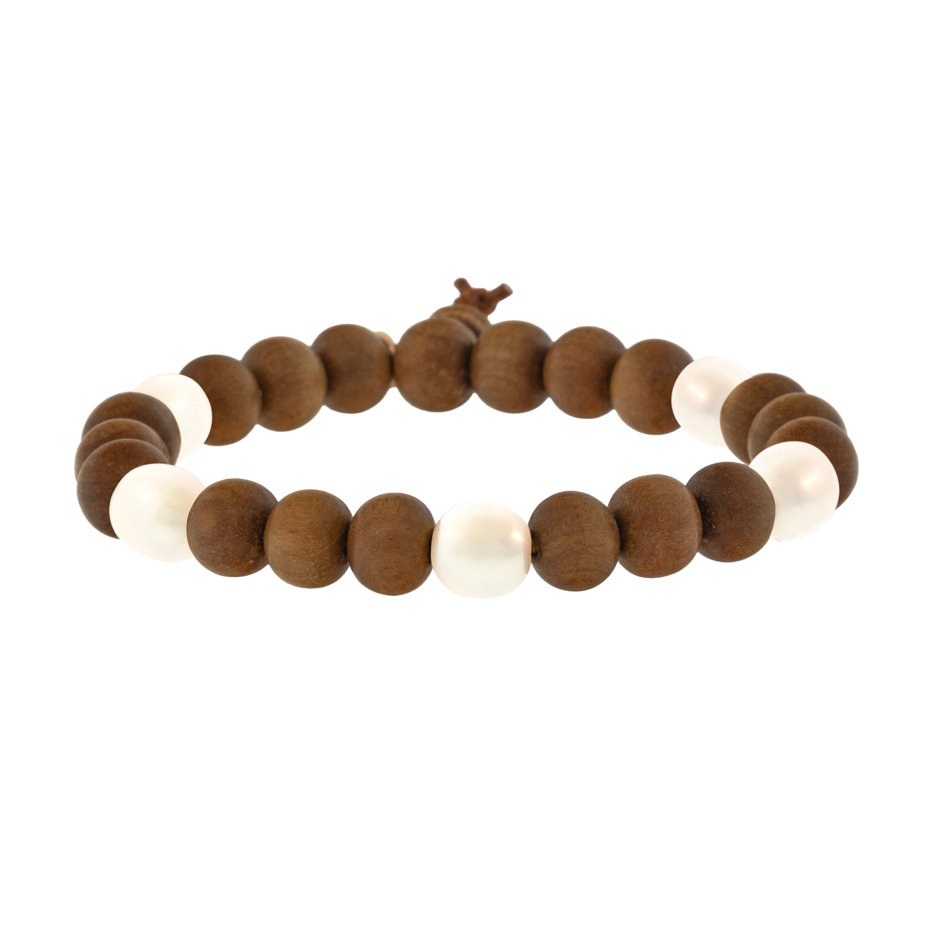 5-Stone Petite Rock Sandalwood Bracelet