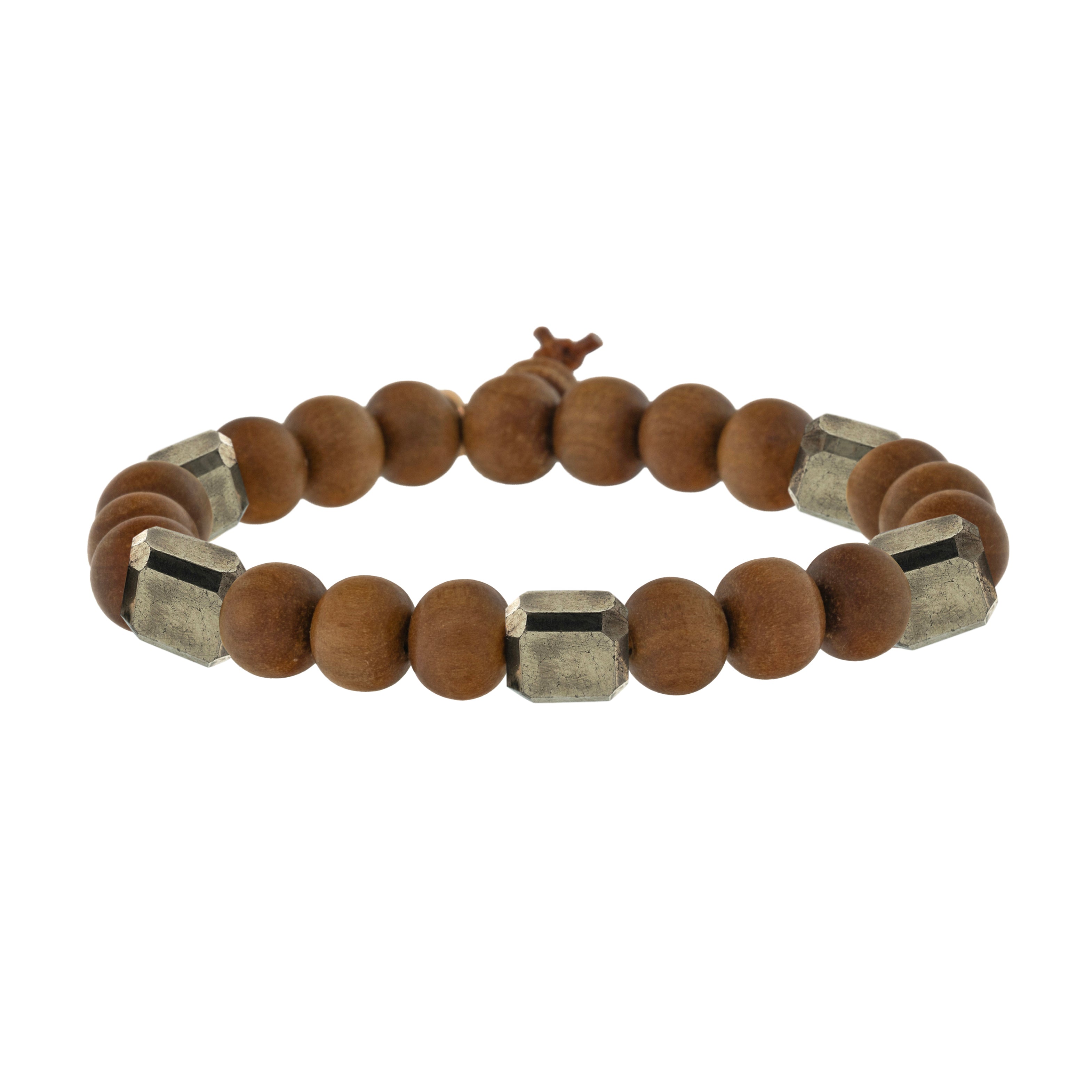 5-Stone Petite Rock Sandalwood Bracelet