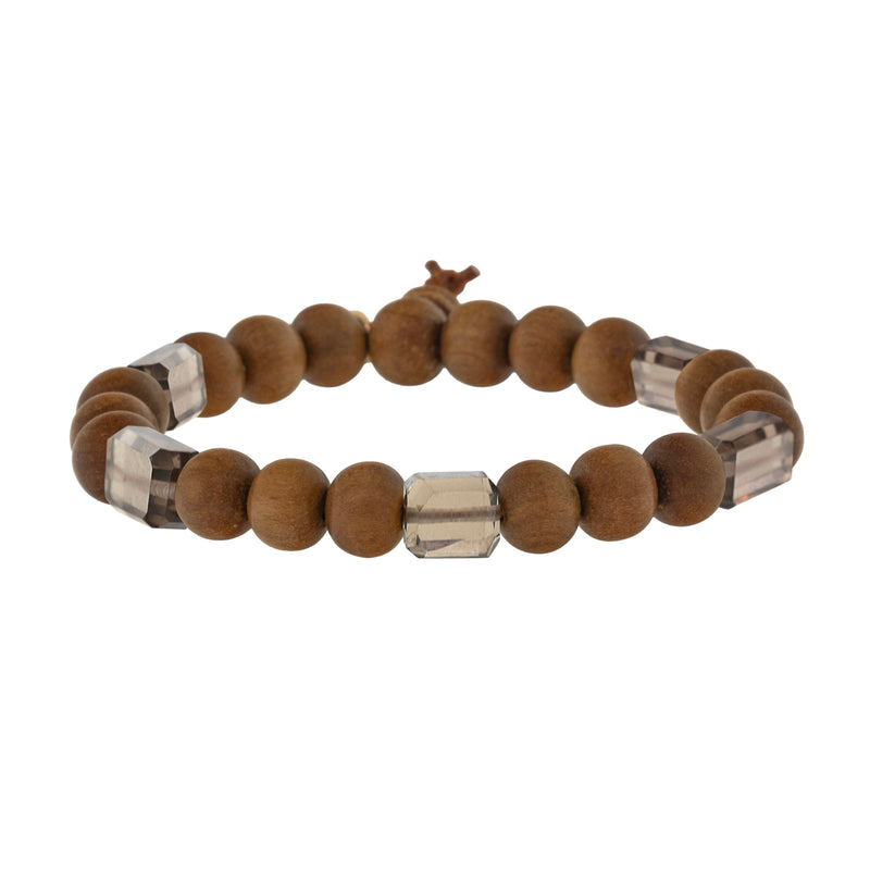 5-Stone Petite Rock Sandalwood Bracelet