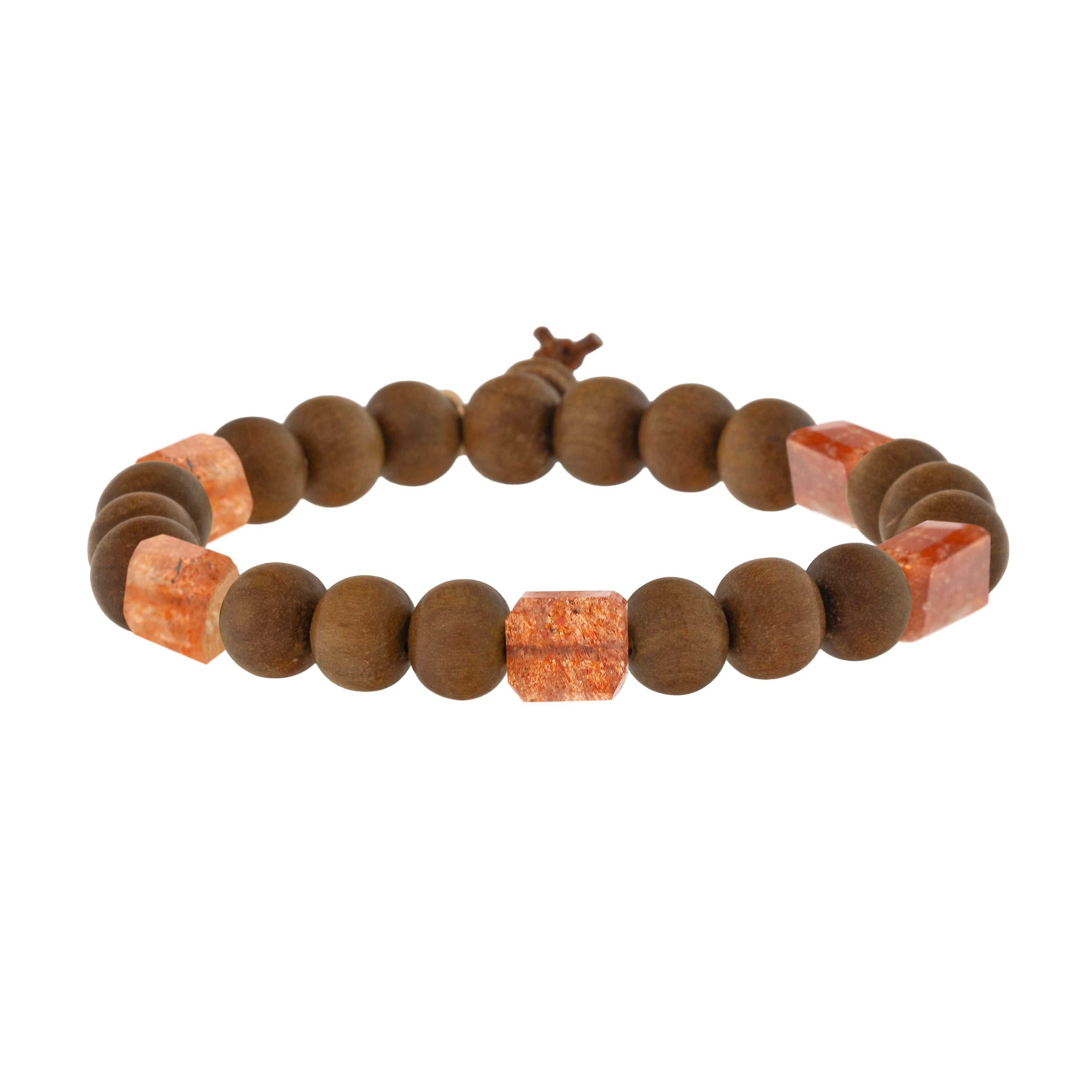 5-Stone Petite Rock Sandalwood Bracelet